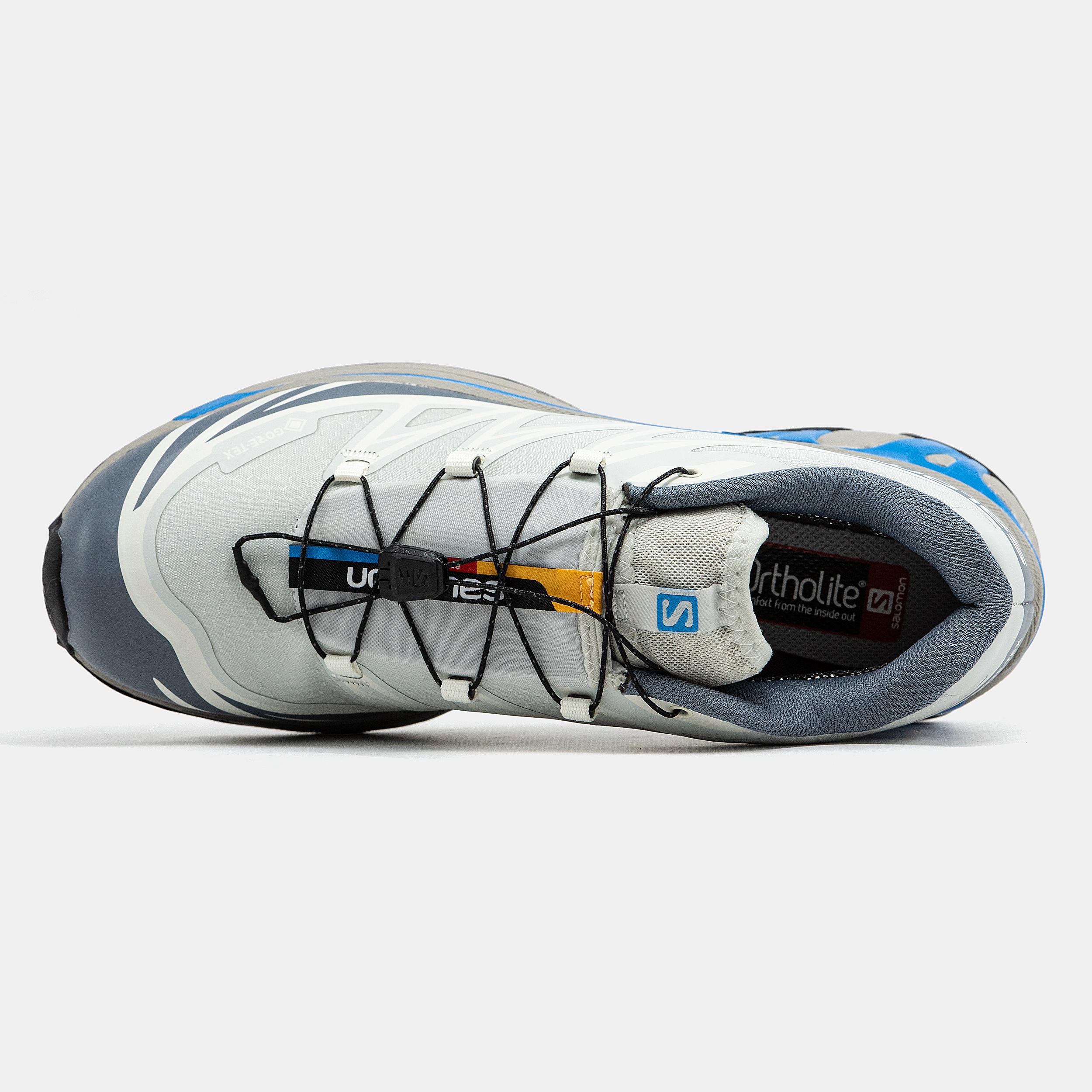 Salomon XT-6 Gore-Tex White Grey Blue - изображение 3