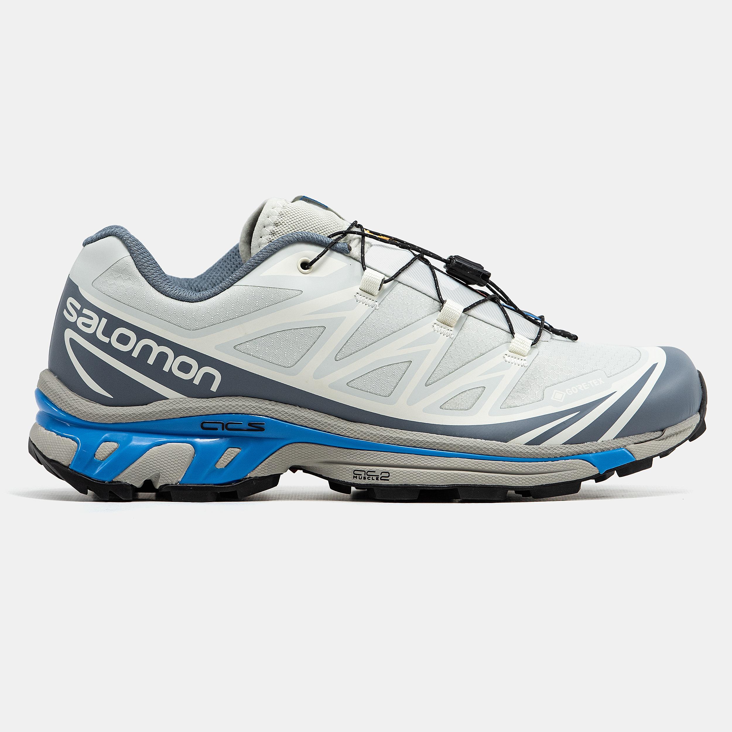 Salomon XT-6 Gore-Tex White Grey Blue - изображение 4