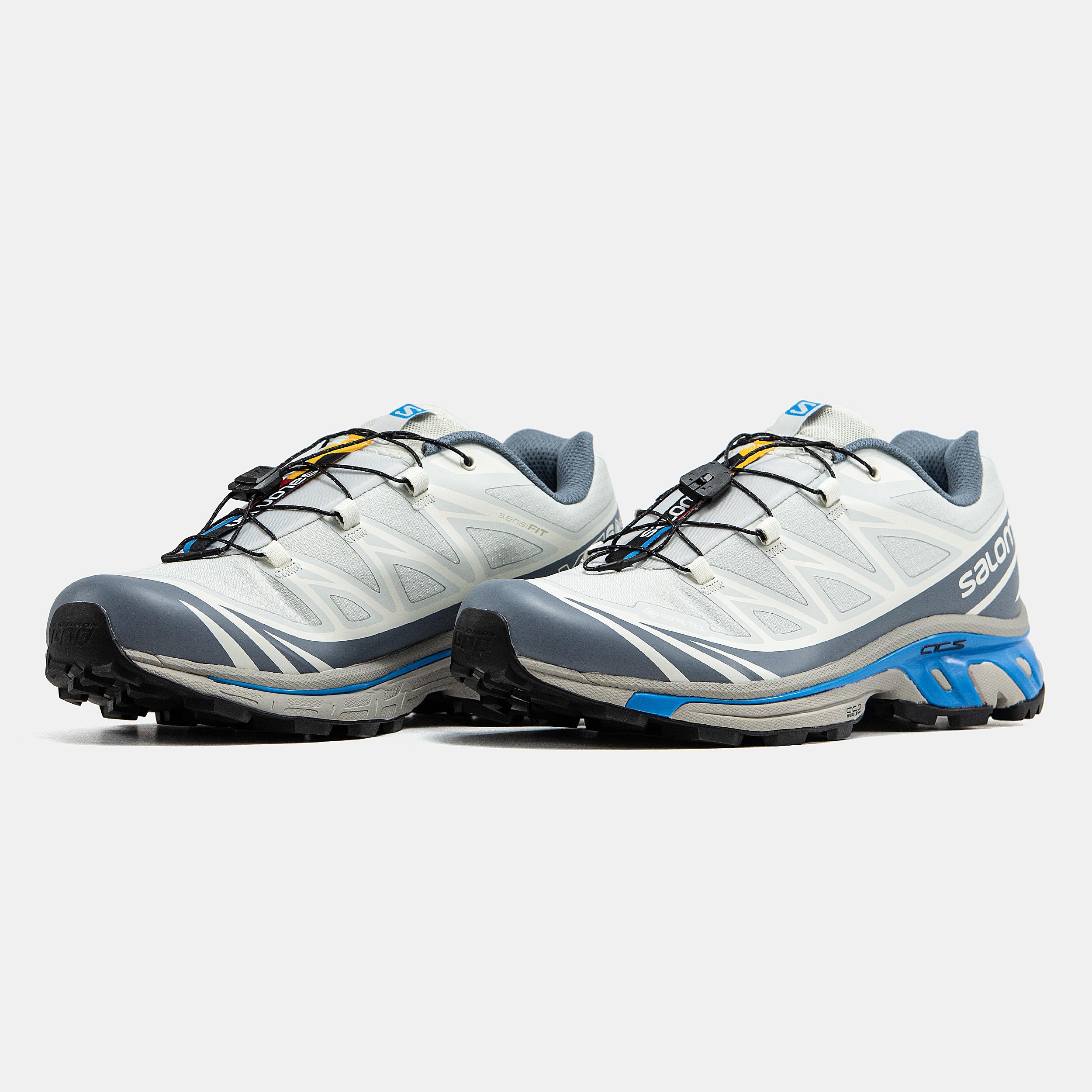 Salomon XT-6 Gore-Tex White Grey Blue - изображение 6