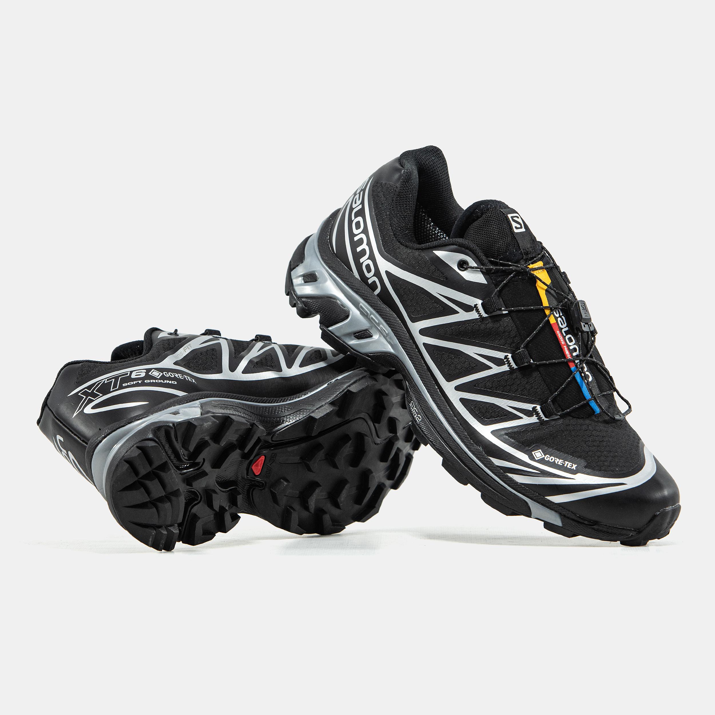 Salomon XT-6 Soft Ground GTX Black Silver - изображение 7