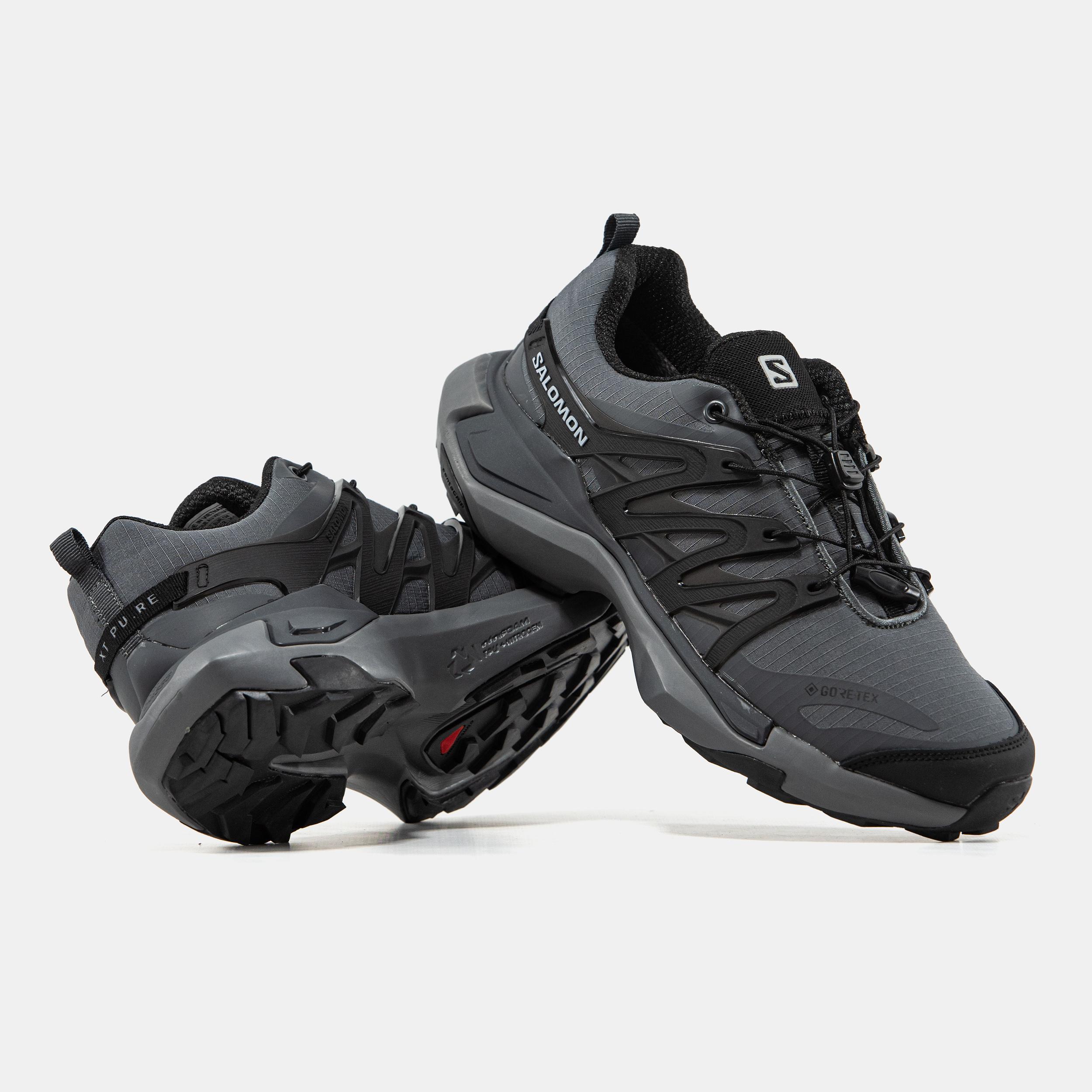 Salomon XT Pu.Re GTX Triple Black Grey - изображение 7