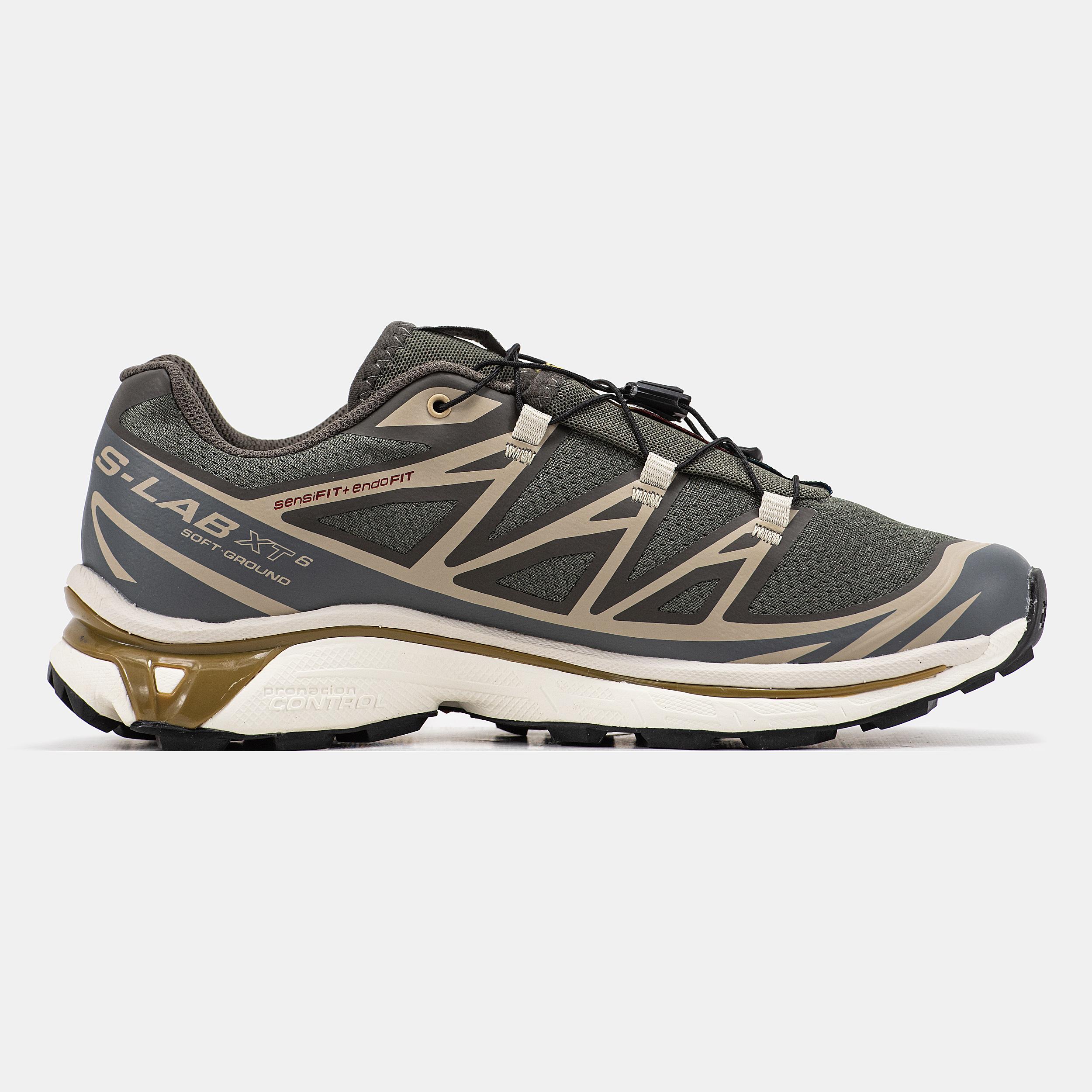 Salomon XT-6 Softground Olive Brown Beige - изображение 2