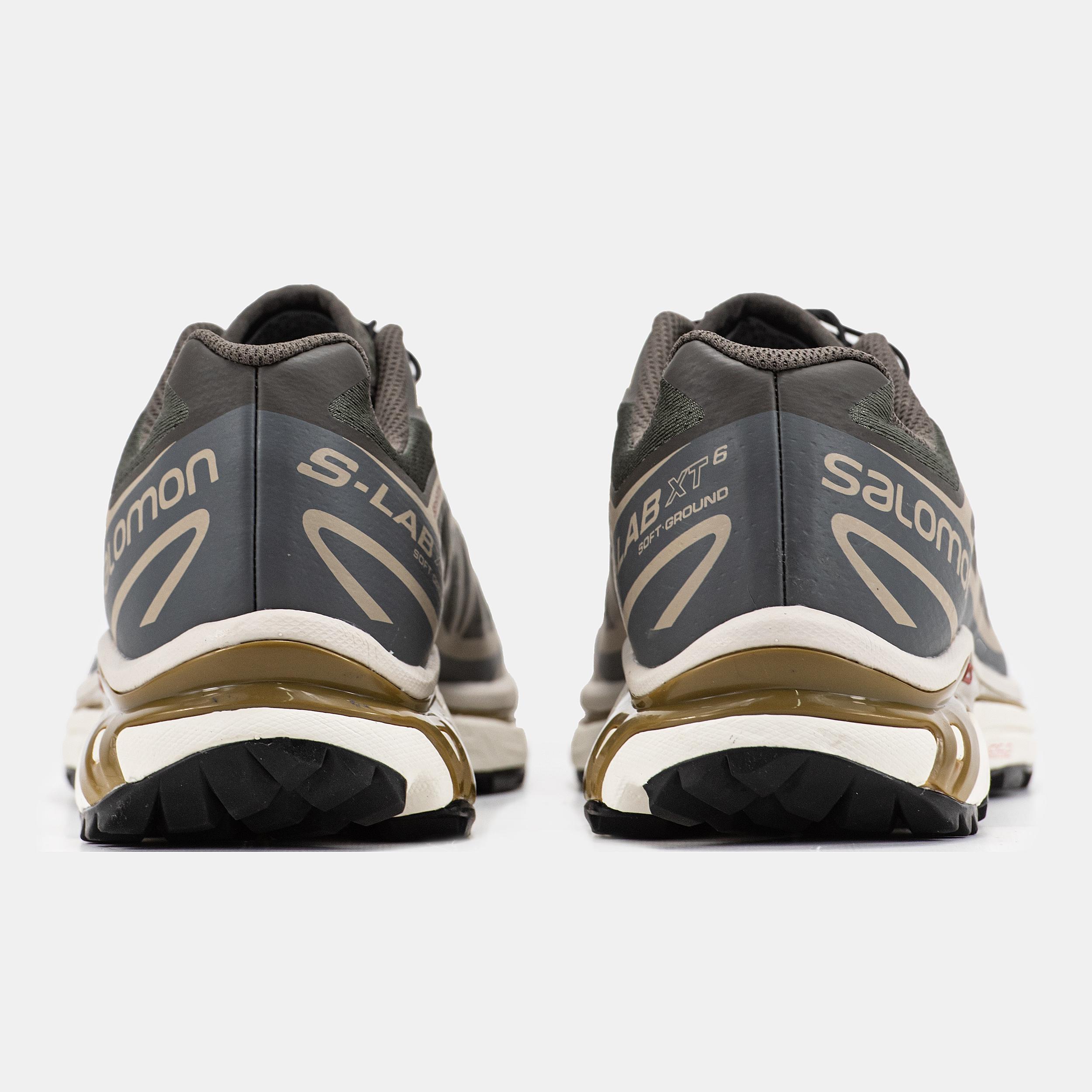 Salomon XT-6 Softground Olive Brown Beige - изображение 4