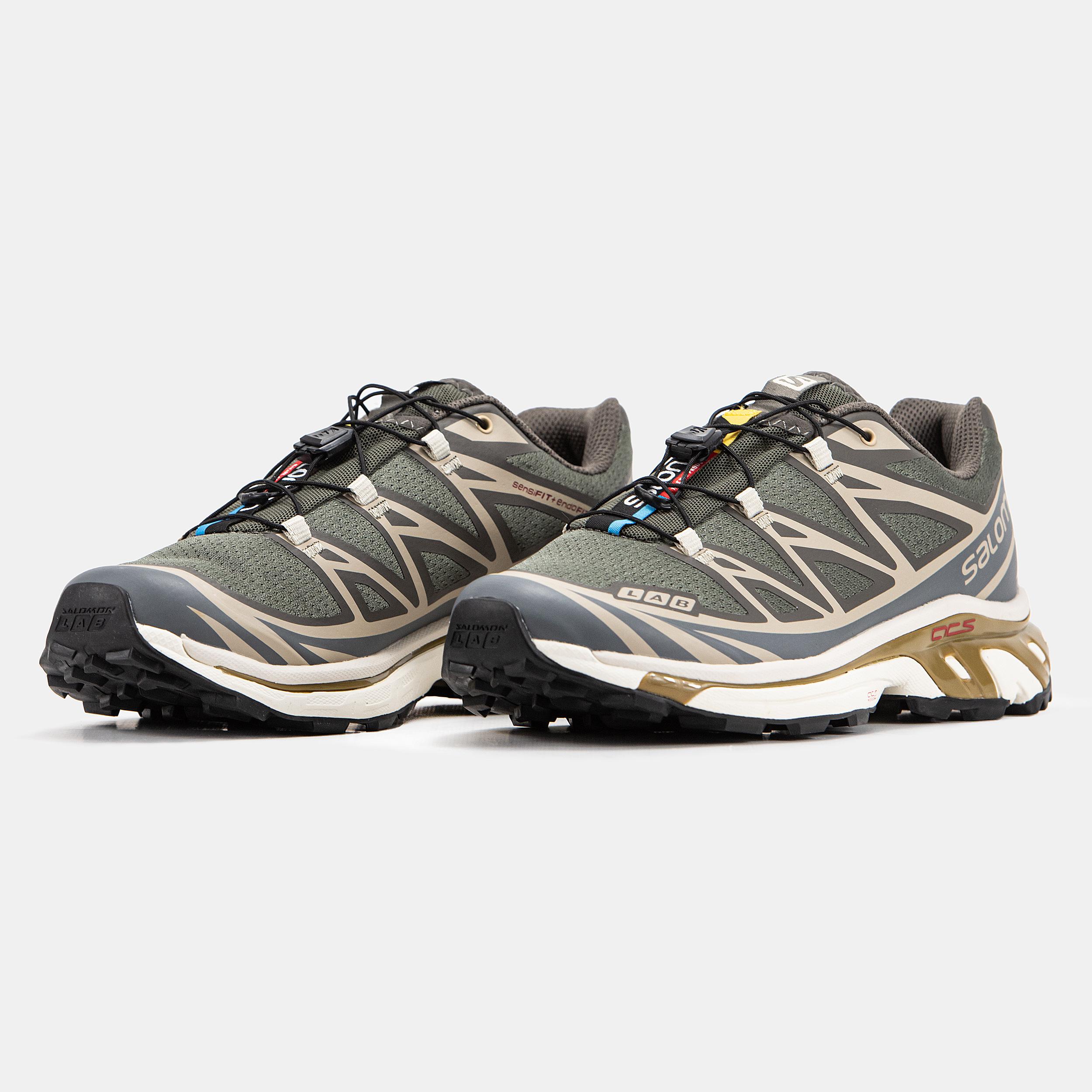 Salomon XT-6 Softground Olive Brown Beige - изображение 5