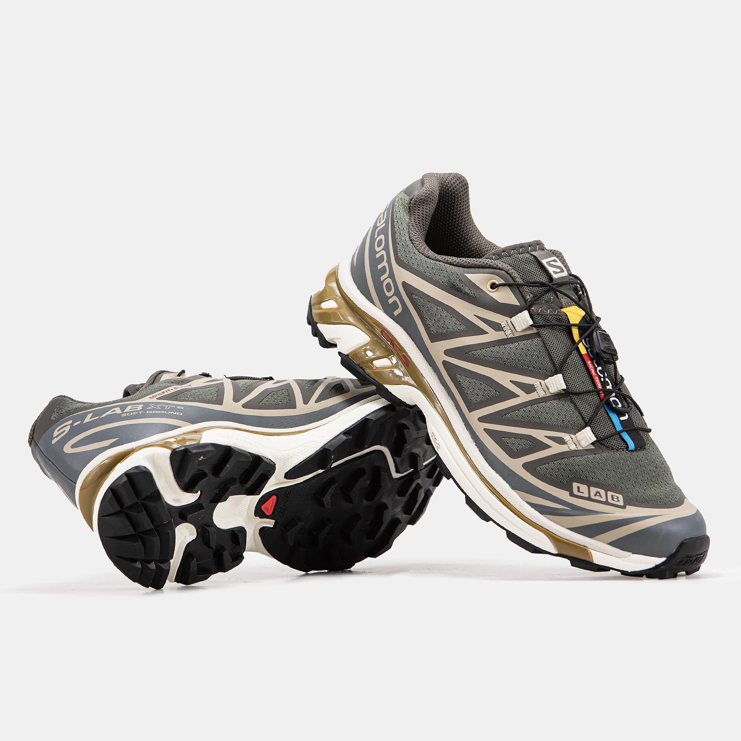 Salomon XT-6 Softground Olive Brown Beige - изображение 6