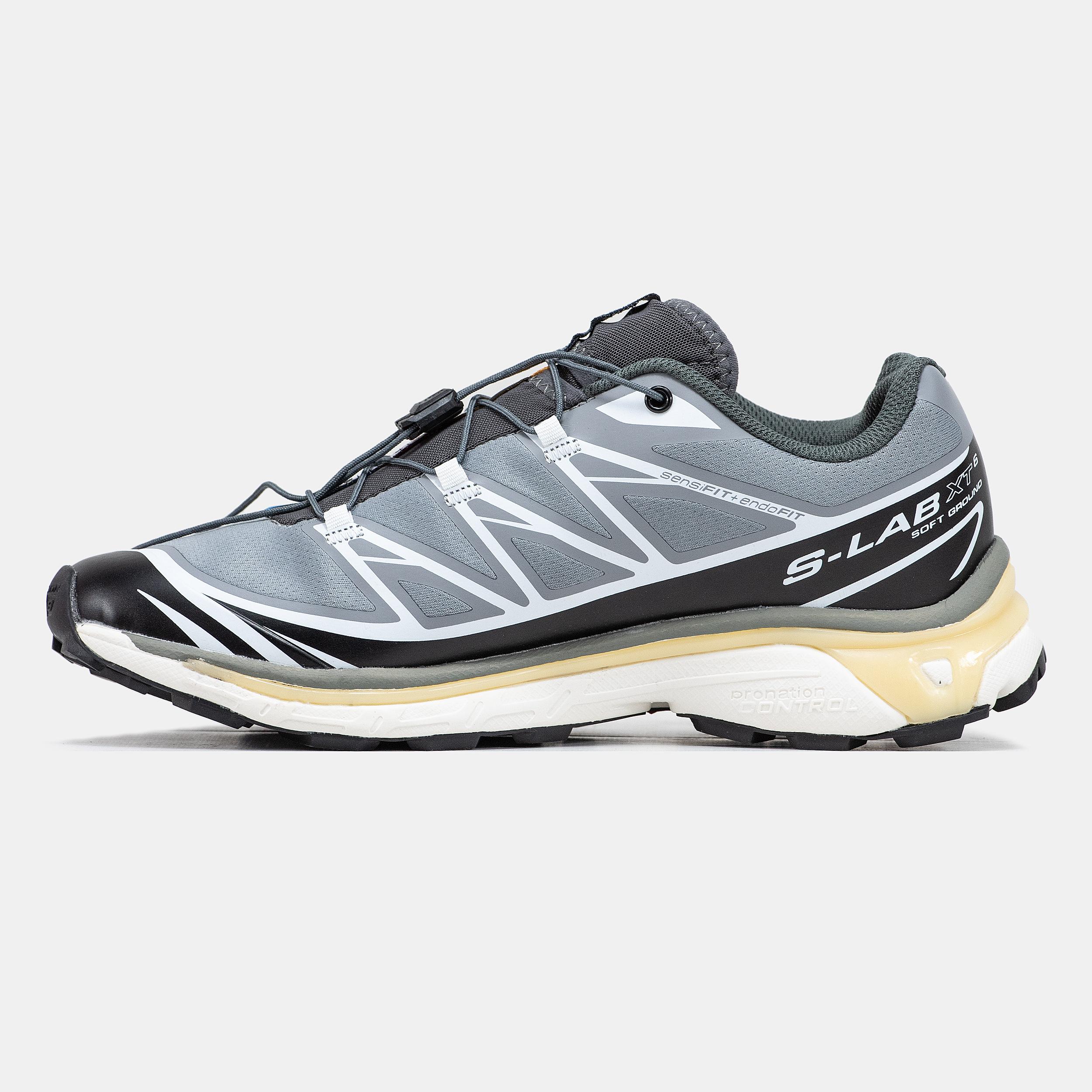 Salomon XT-6 Softground Grey Black Vanilla - изображение 3