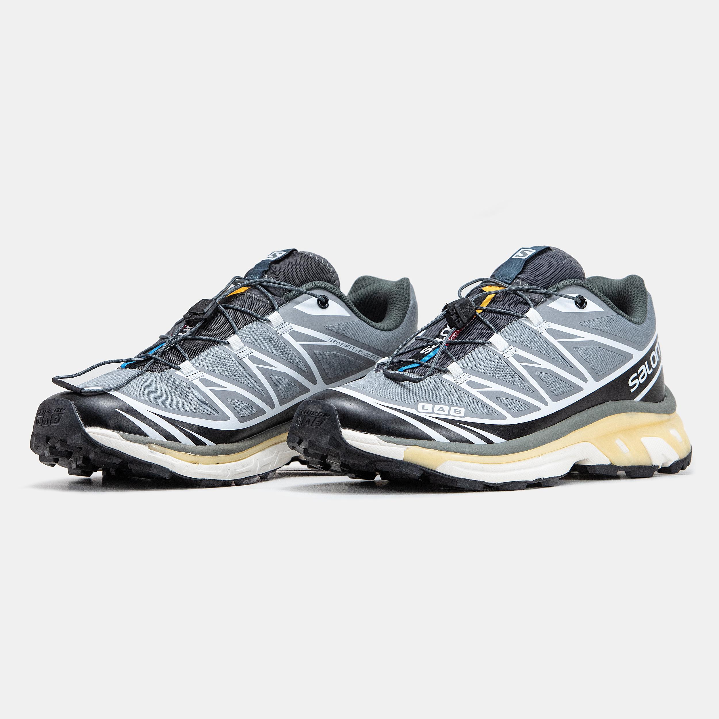 Salomon XT-6 Softground Grey Black Vanilla - изображение 6