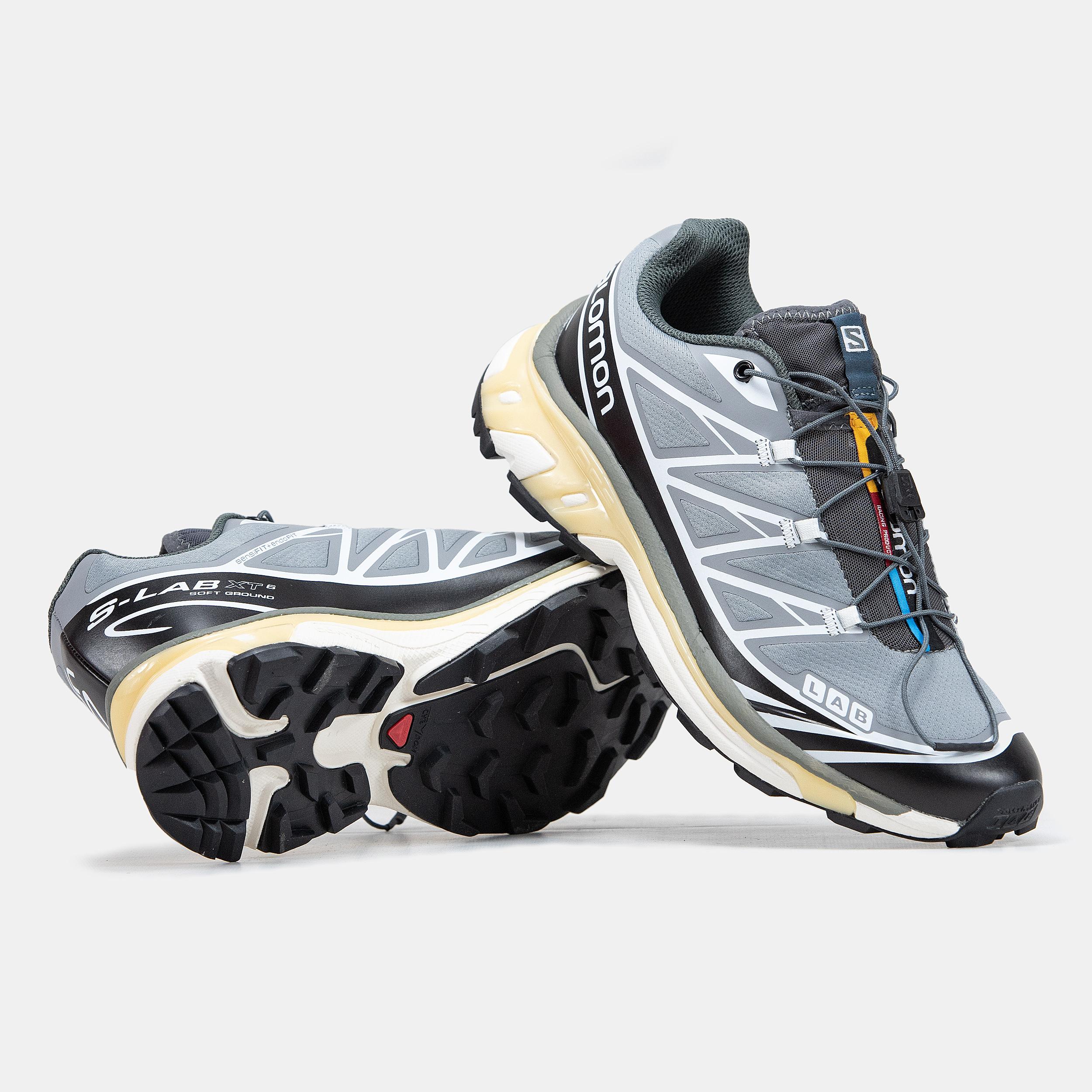 Salomon XT-6 Softground Grey Black Vanilla - изображение 7