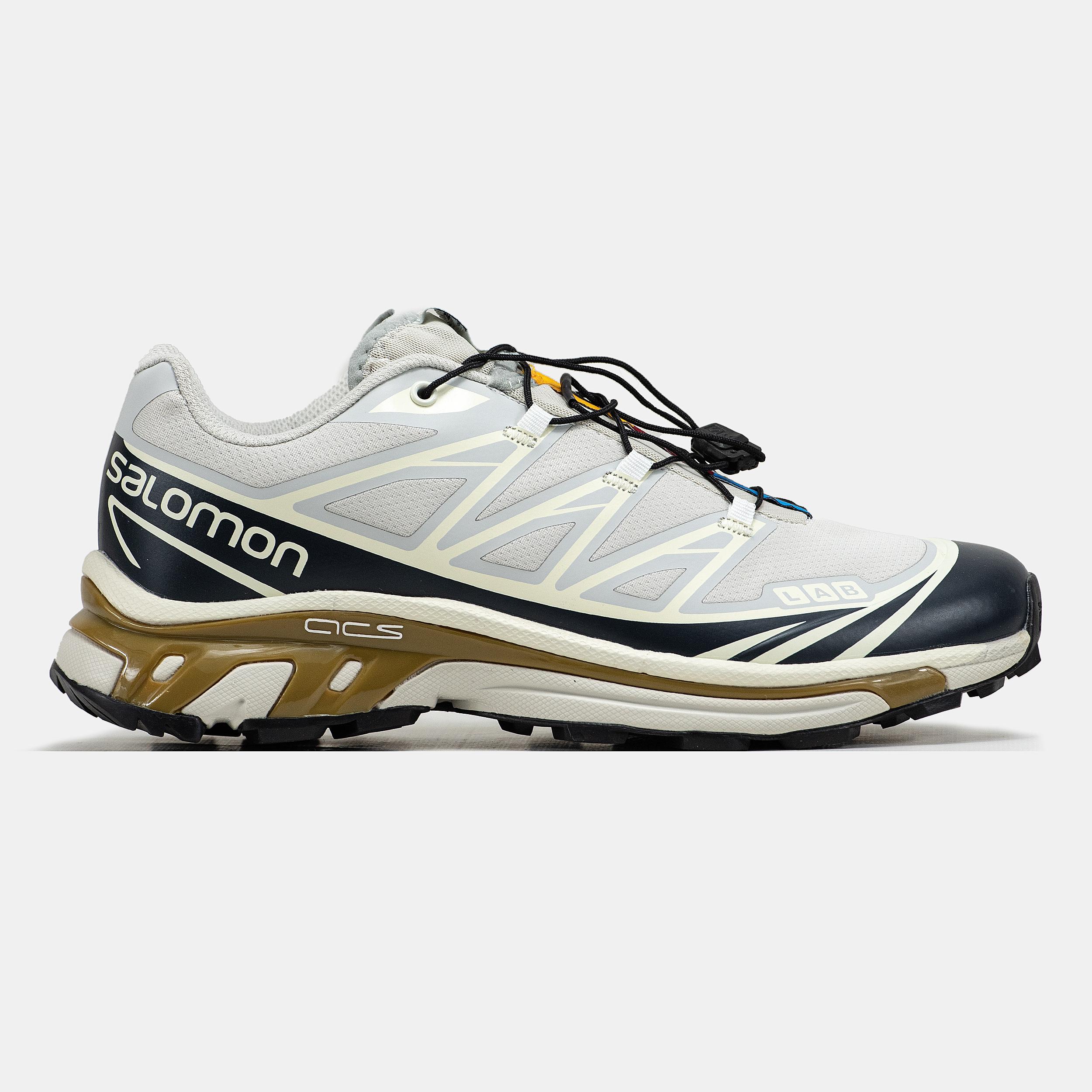 Salomon XT-6 Softground Beige Navy Brown - изображение 3