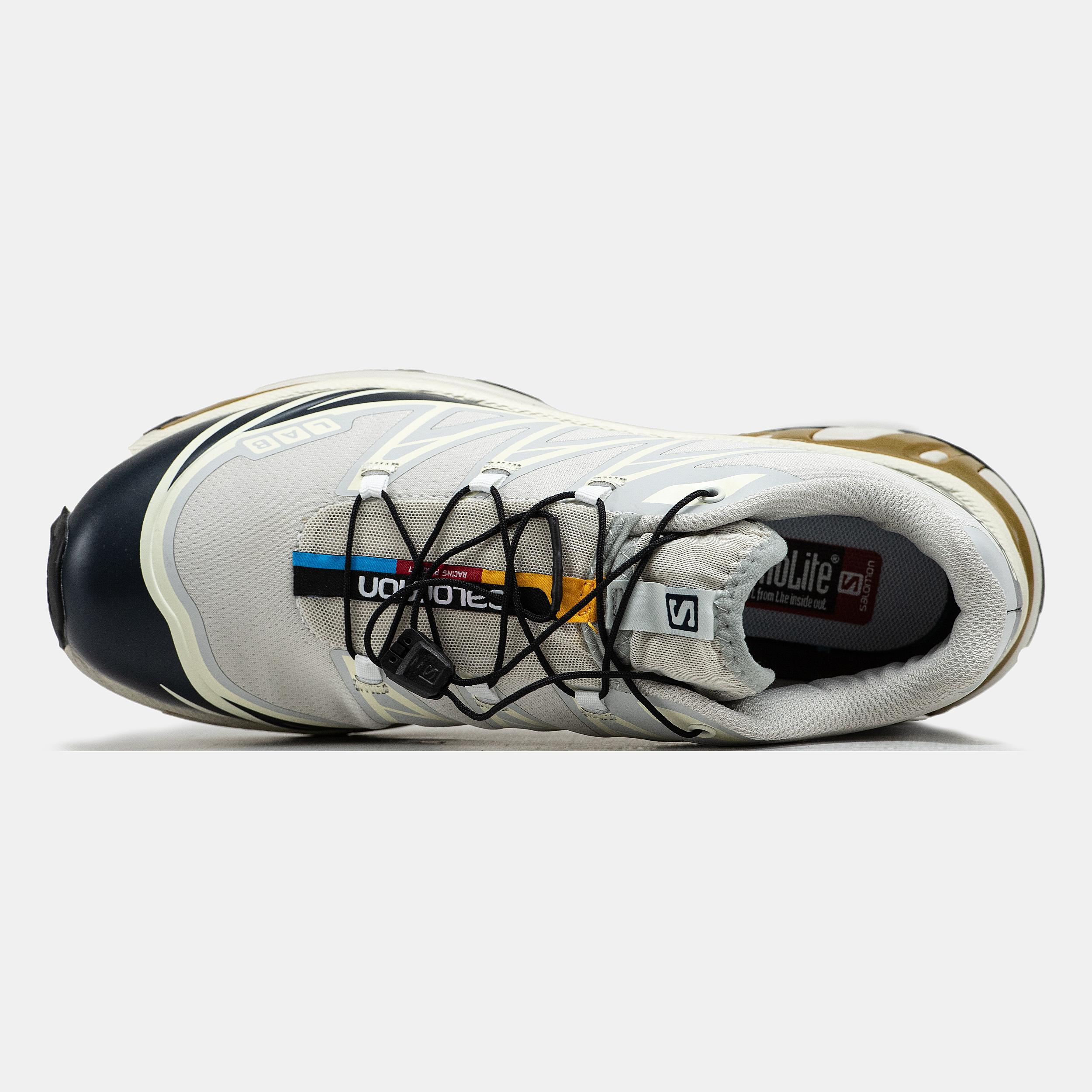 Salomon XT-6 Softground Beige Navy Brown - изображение 4