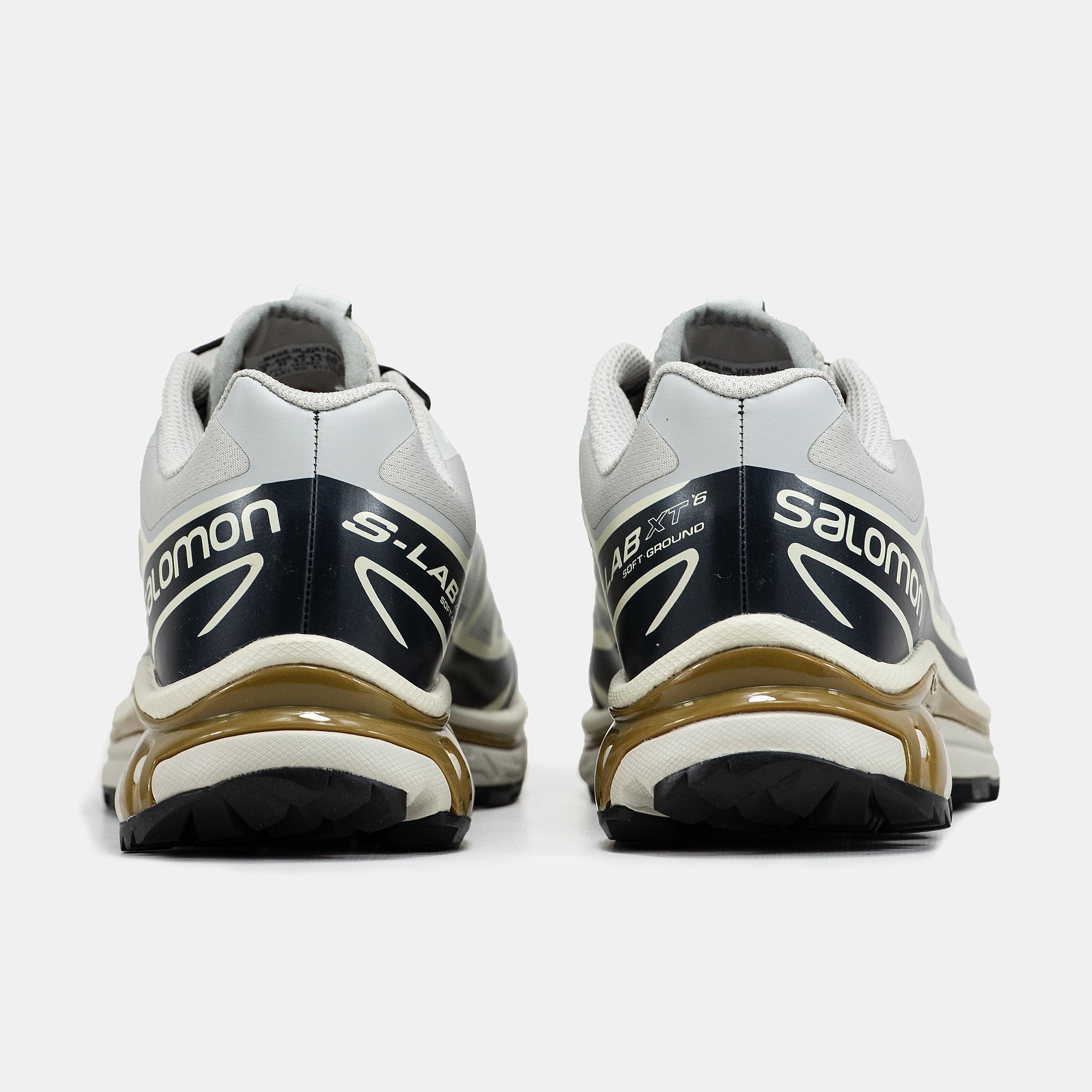 Salomon XT-6 Softground Beige Navy Brown - изображение 5