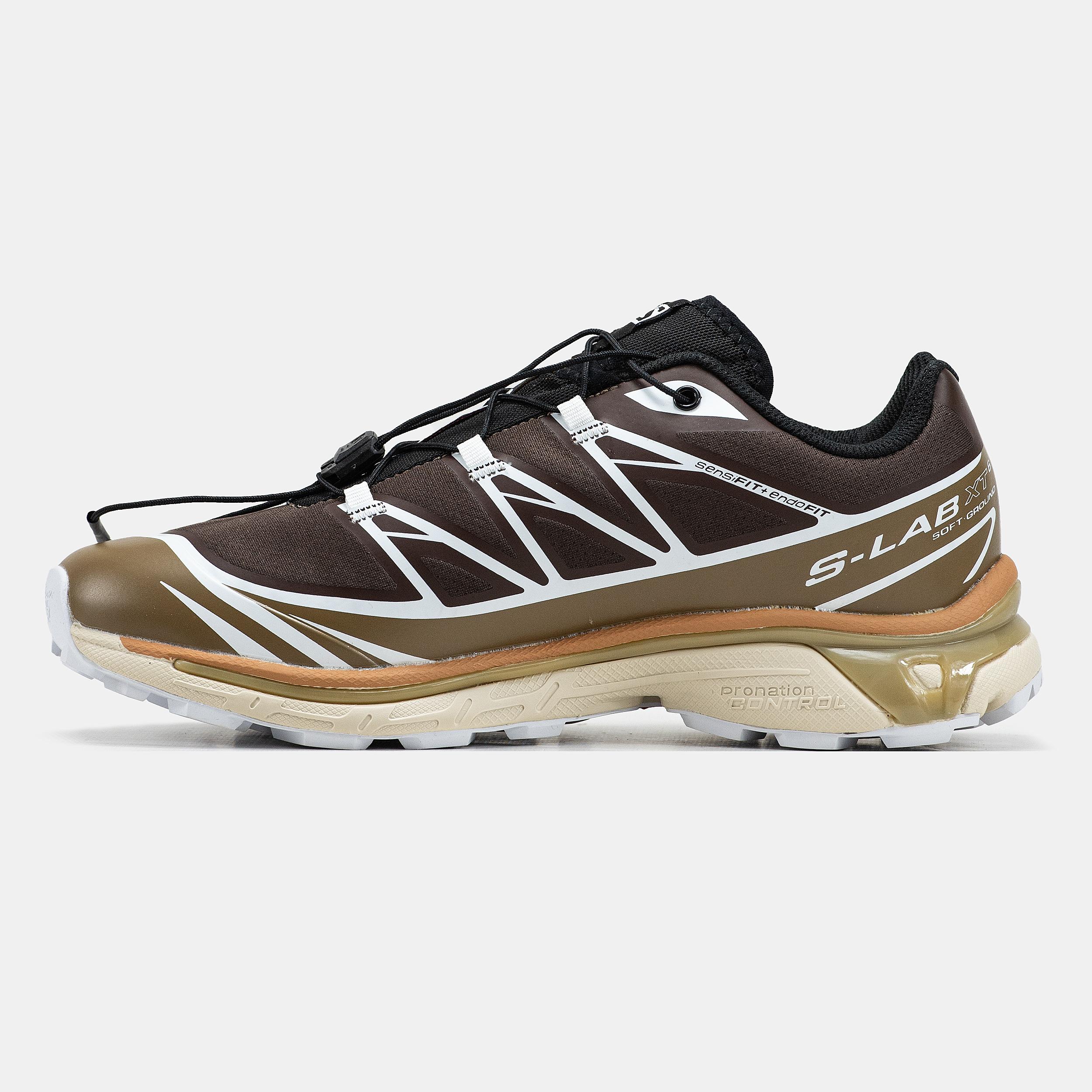 Salomon XT-6 Softground Brown Caramel White - изображение 1