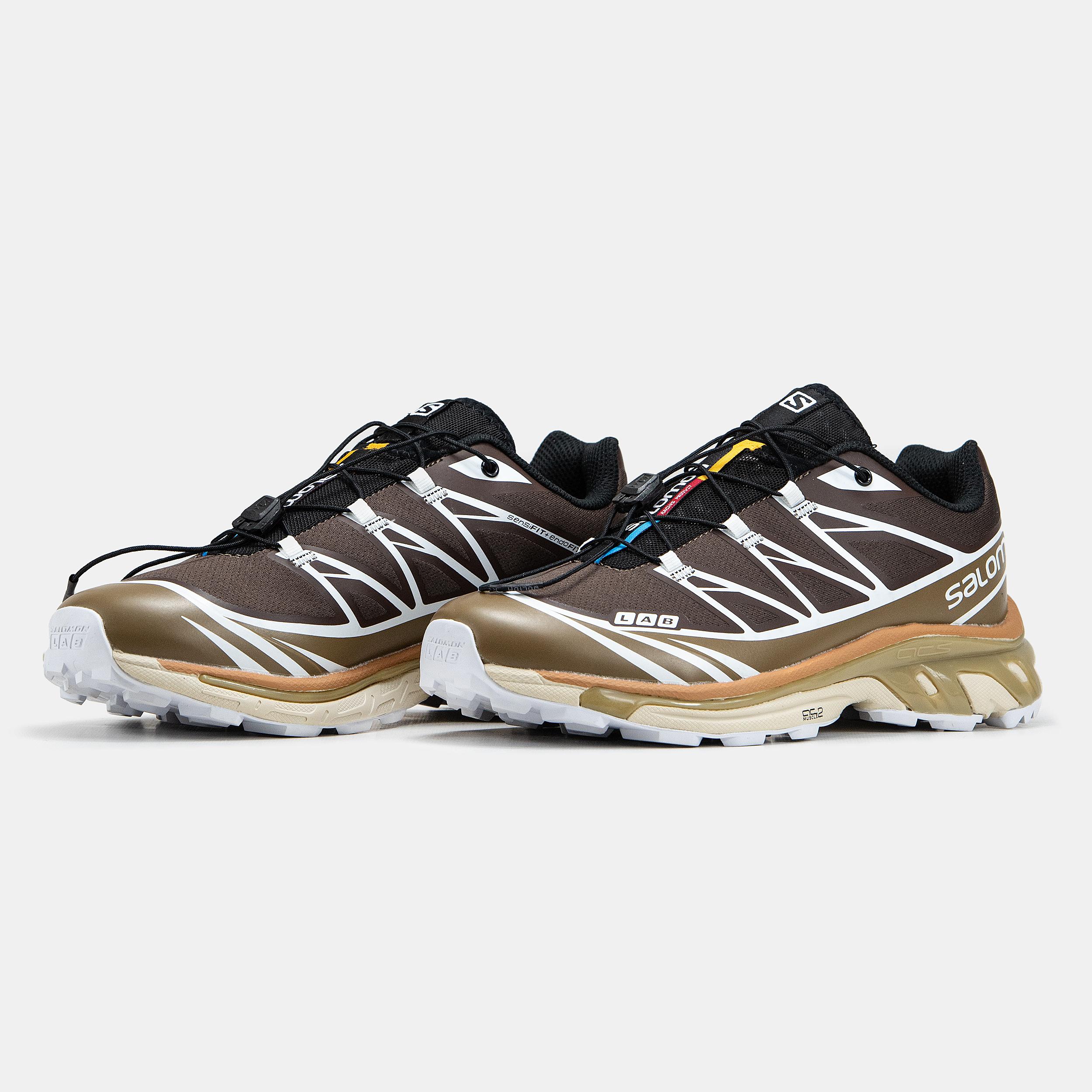 Salomon XT-6 Softground Brown Caramel White - изображение 6