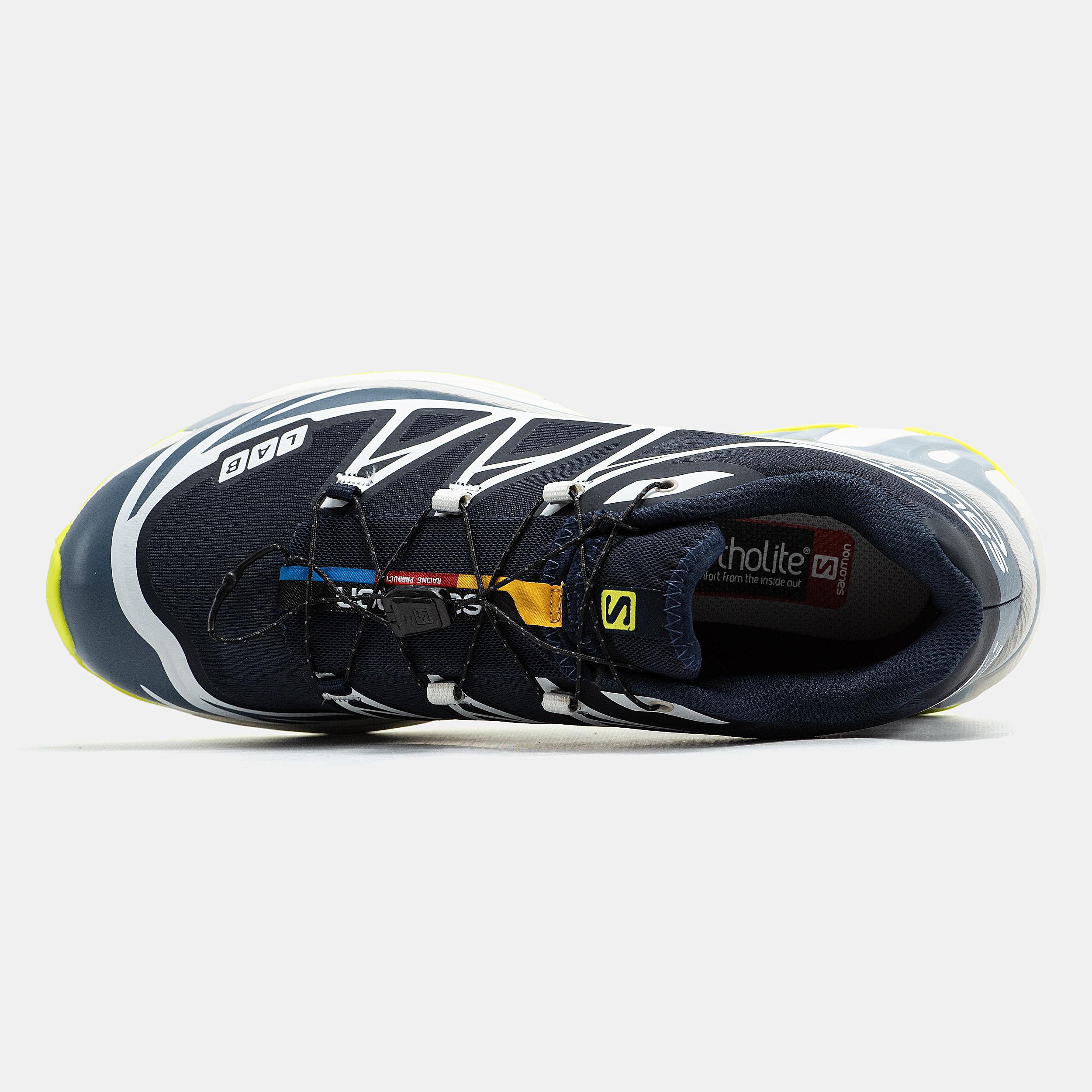 Salomon XT-6 Softground Navy Lime Grey - изображение 2