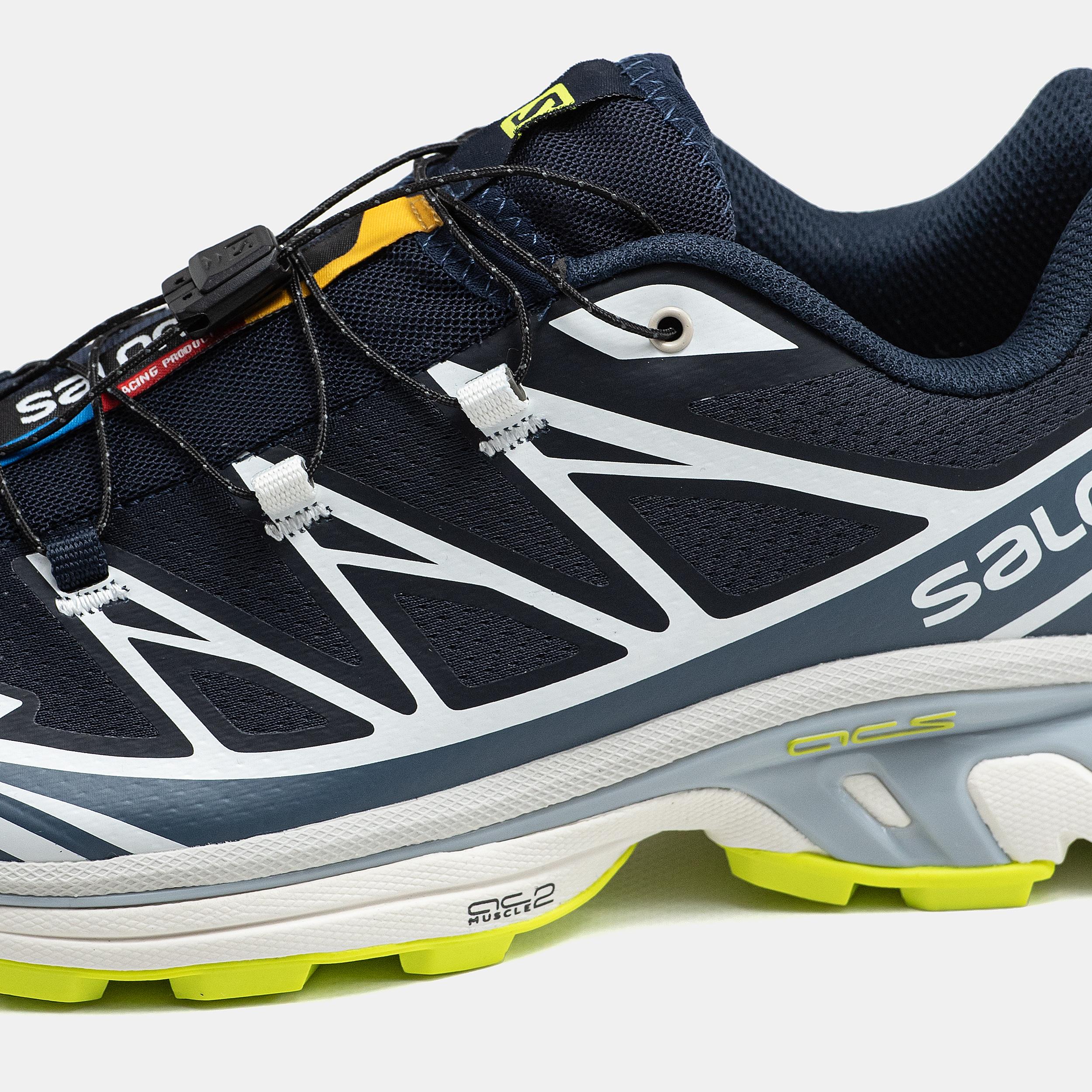 Salomon XT-6 Softground Navy Lime Grey - изображение 8
