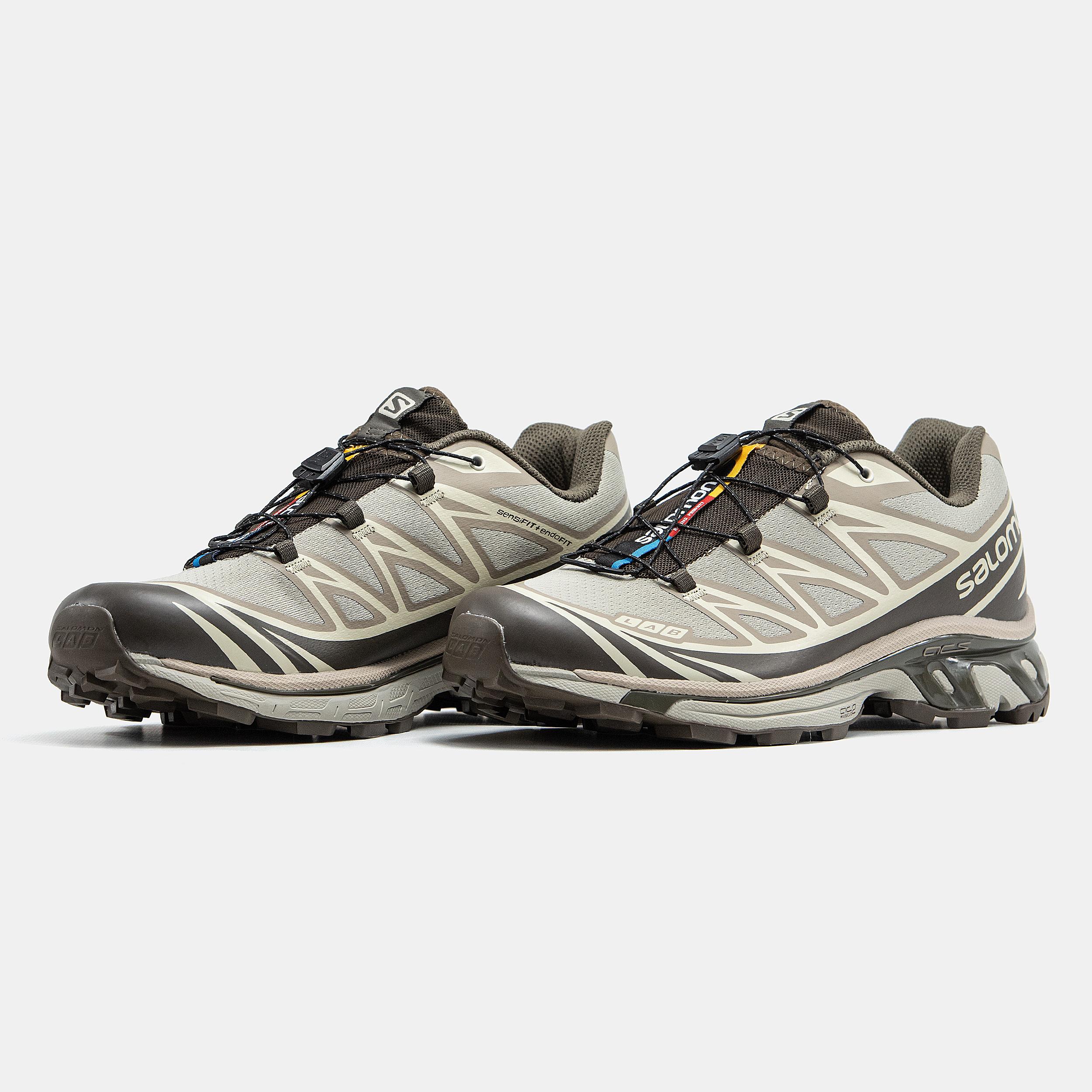 Salomon XT-6 Softground Beige Brown Taupe - изображение 6