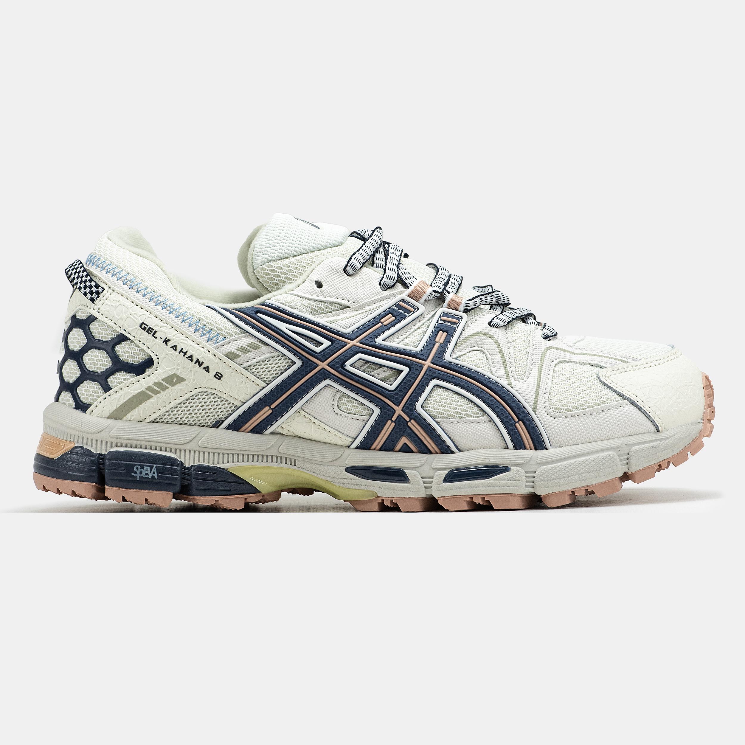 Asics Gel-Kahana 8 Winter White Navy Beige - изображение 9