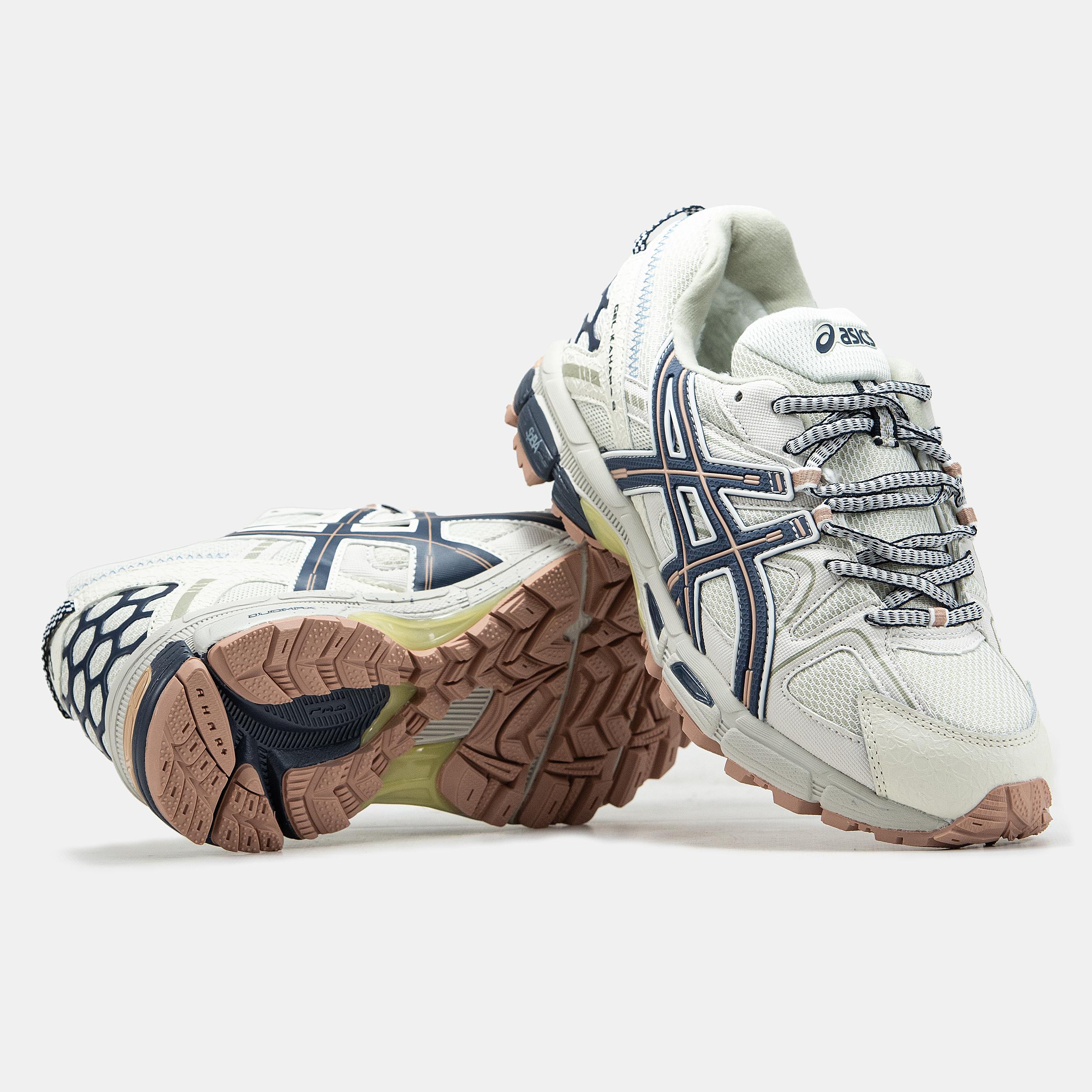 Asics Gel-Kahana 8 Winter White Navy Beige - изображение 5