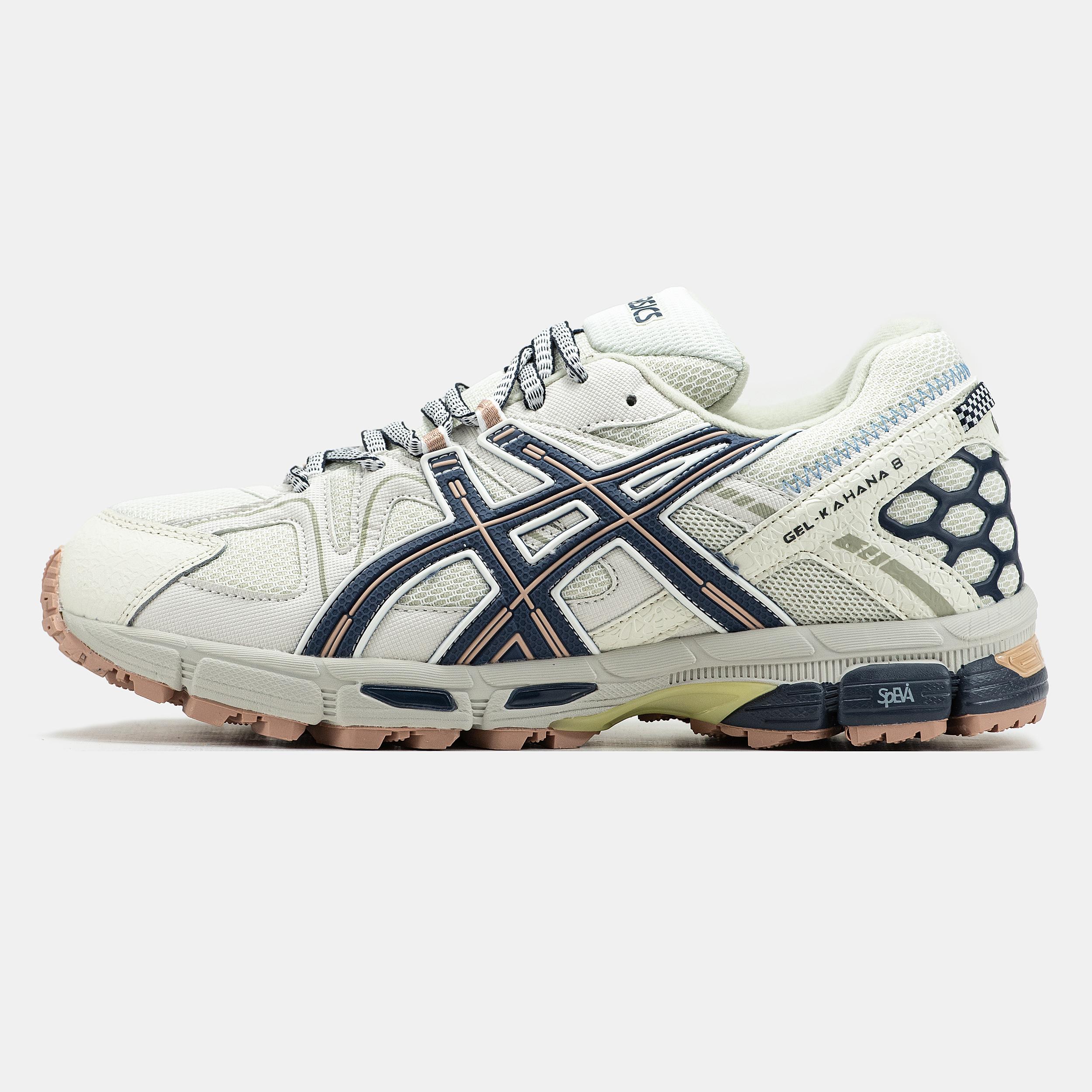 Asics Gel-Kahana 8 Winter White Navy Beige