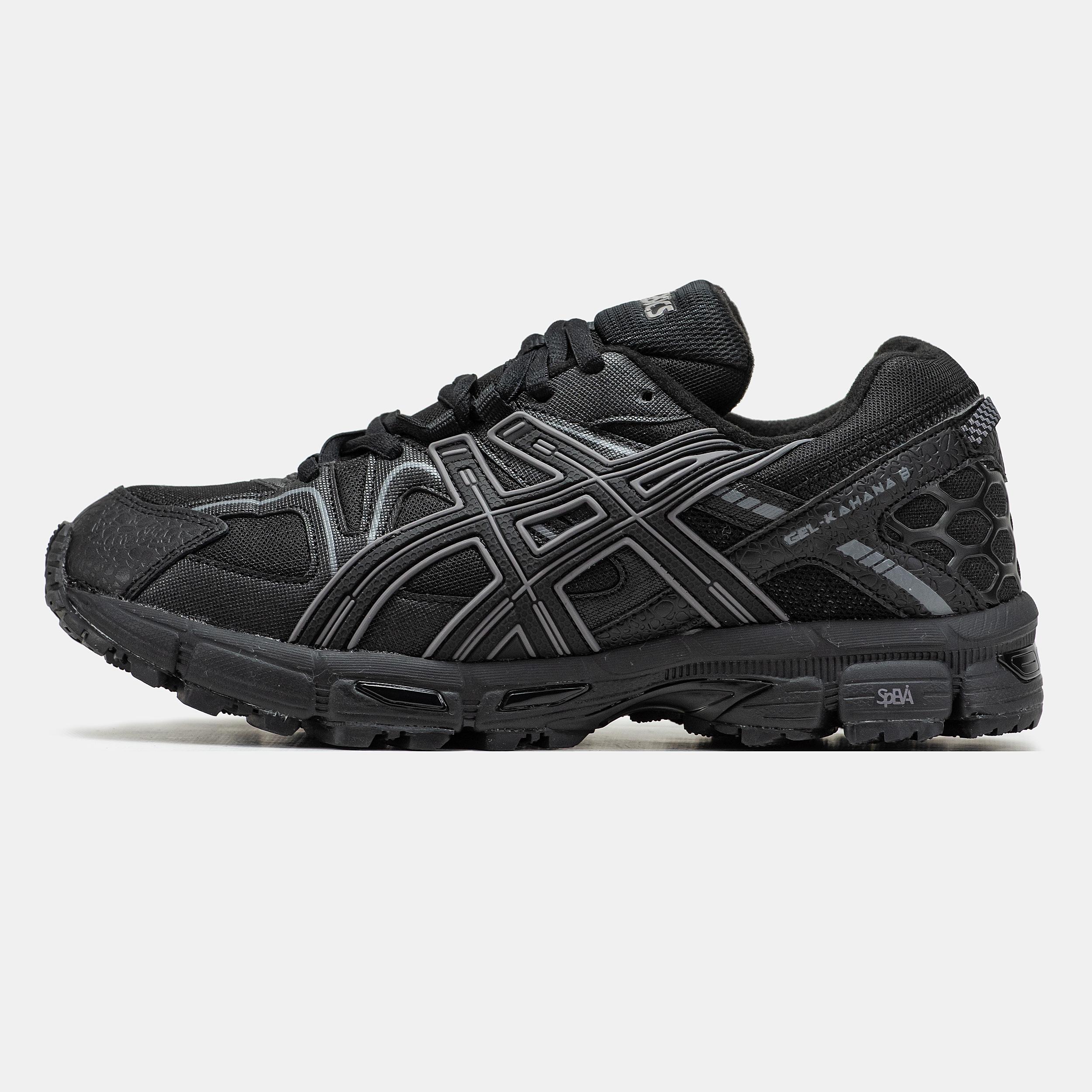 Asics Gel-Kahana 8 Winter Triple Black Fleece-Lined
