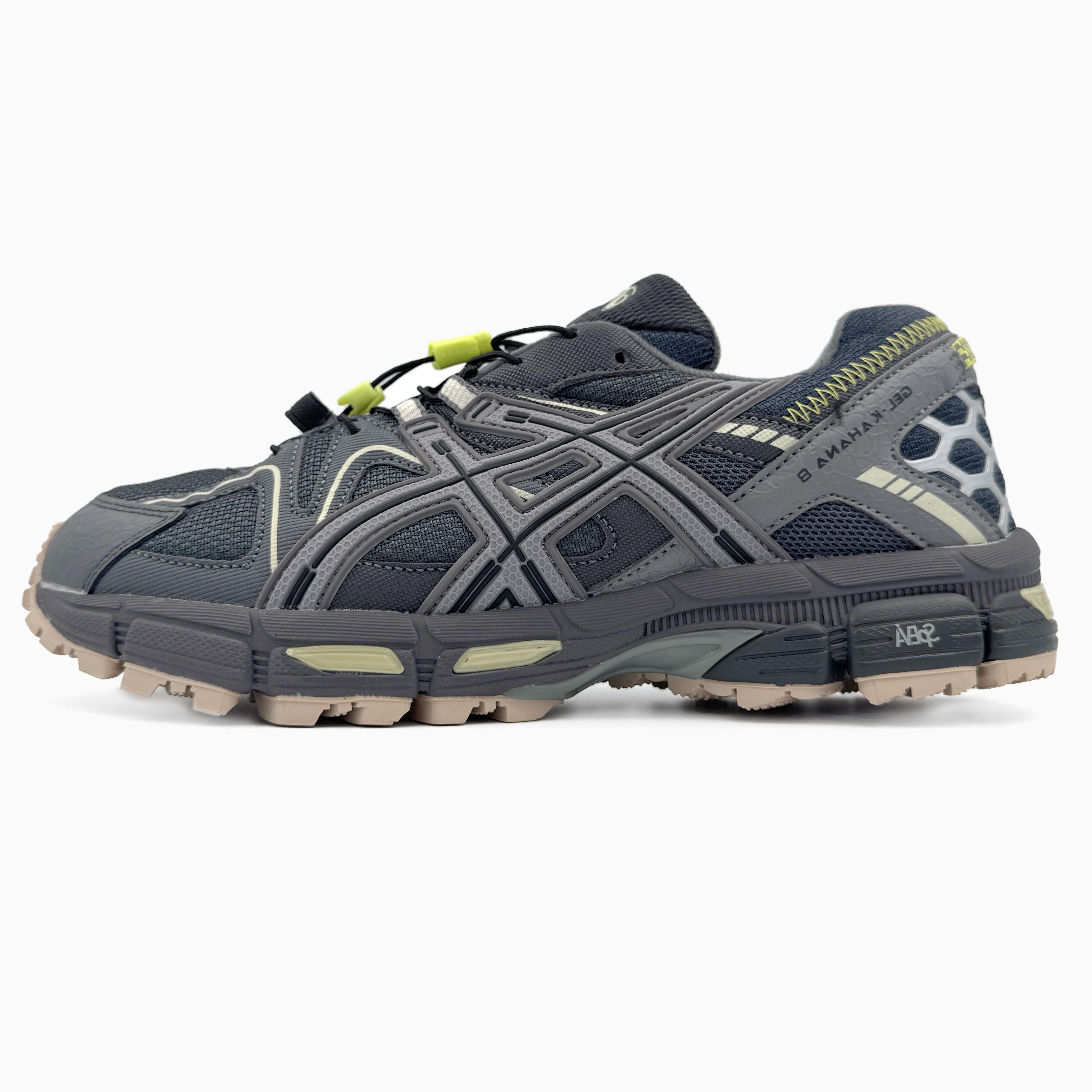 Asics Gel-Kahana 8 Black Grey Green Fur