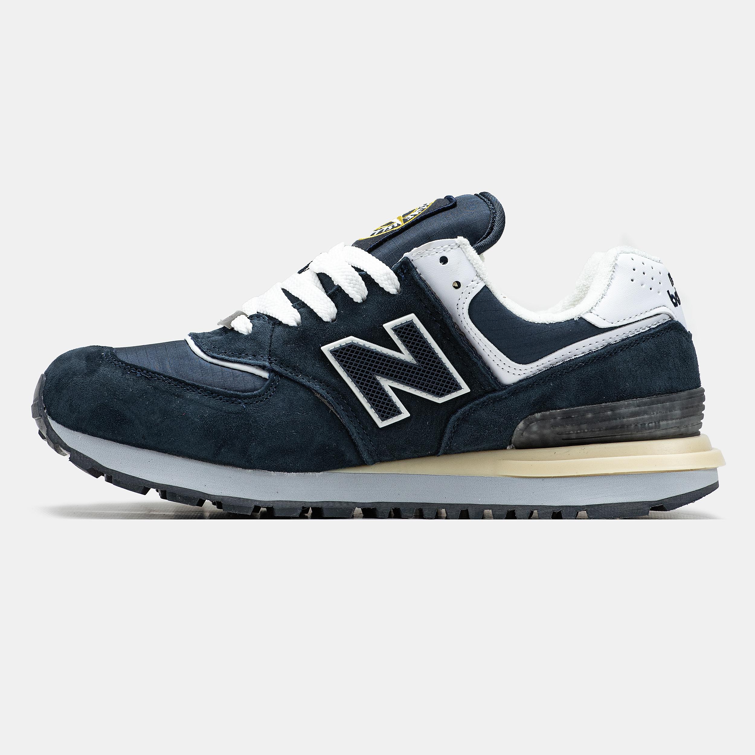 New Balance 574 x Stone Island Winter Navy White - изображение 1