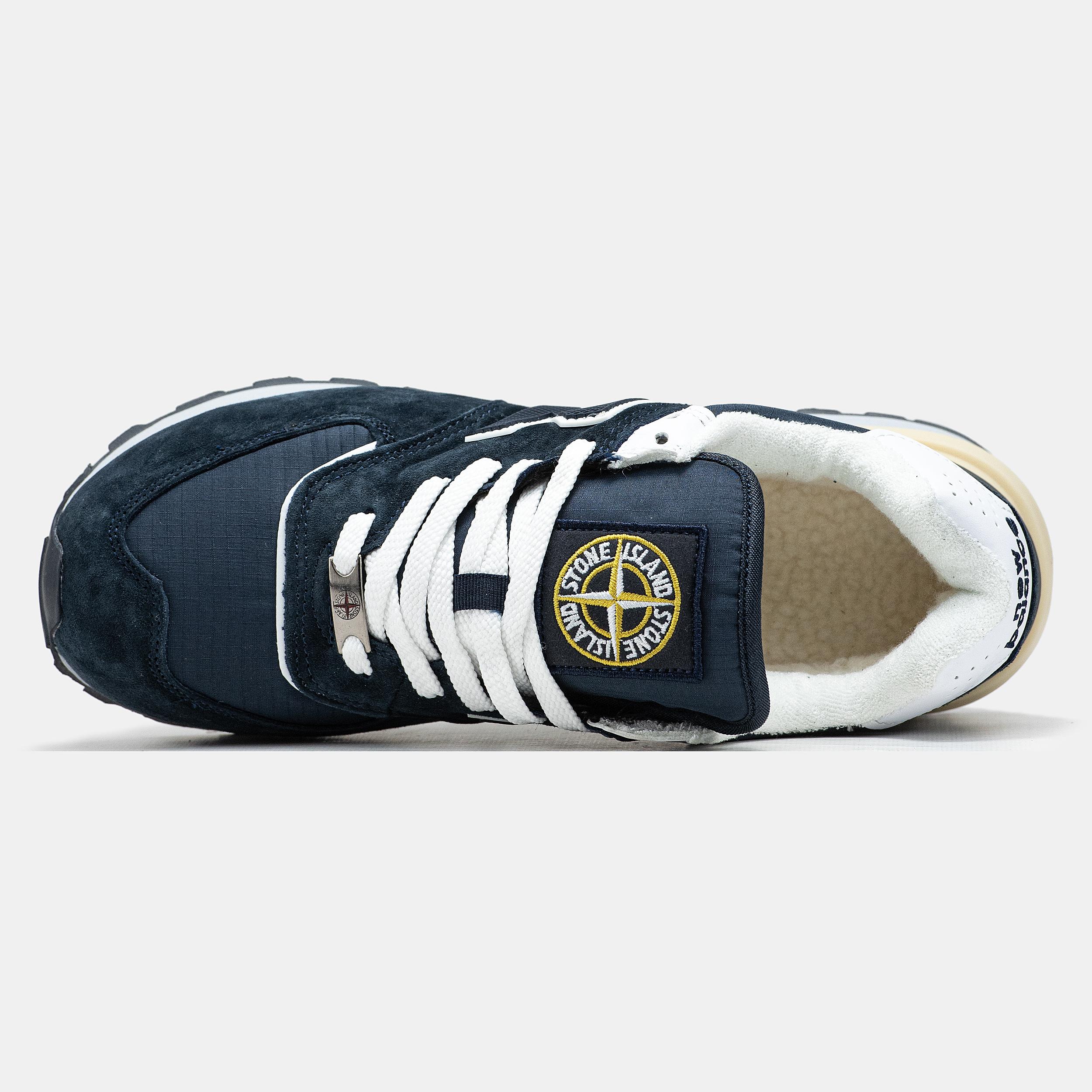 New Balance 574 x Stone Island Winter Navy White - изображение 3