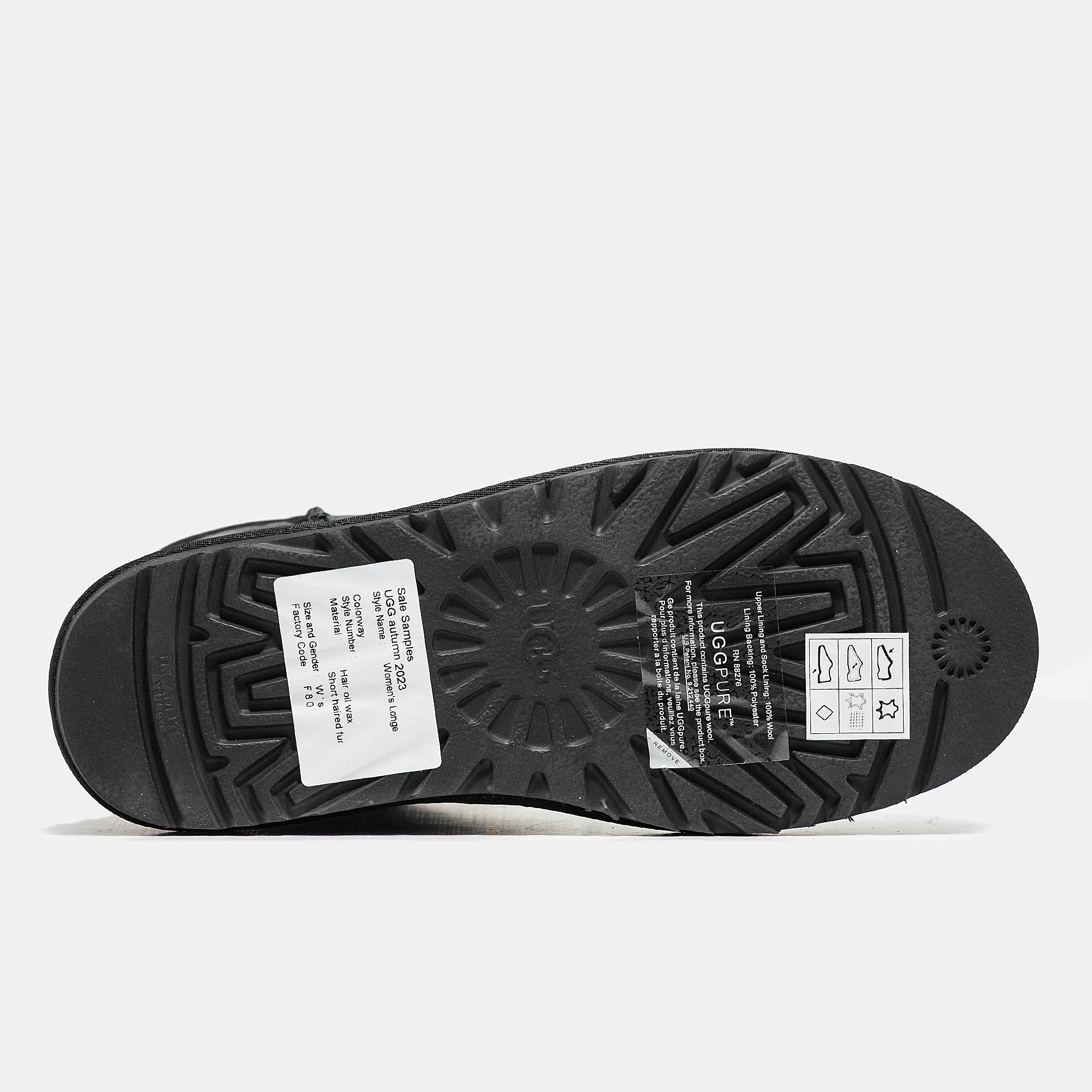 UGG Classic Mini Leather Jet Black - изображение 1