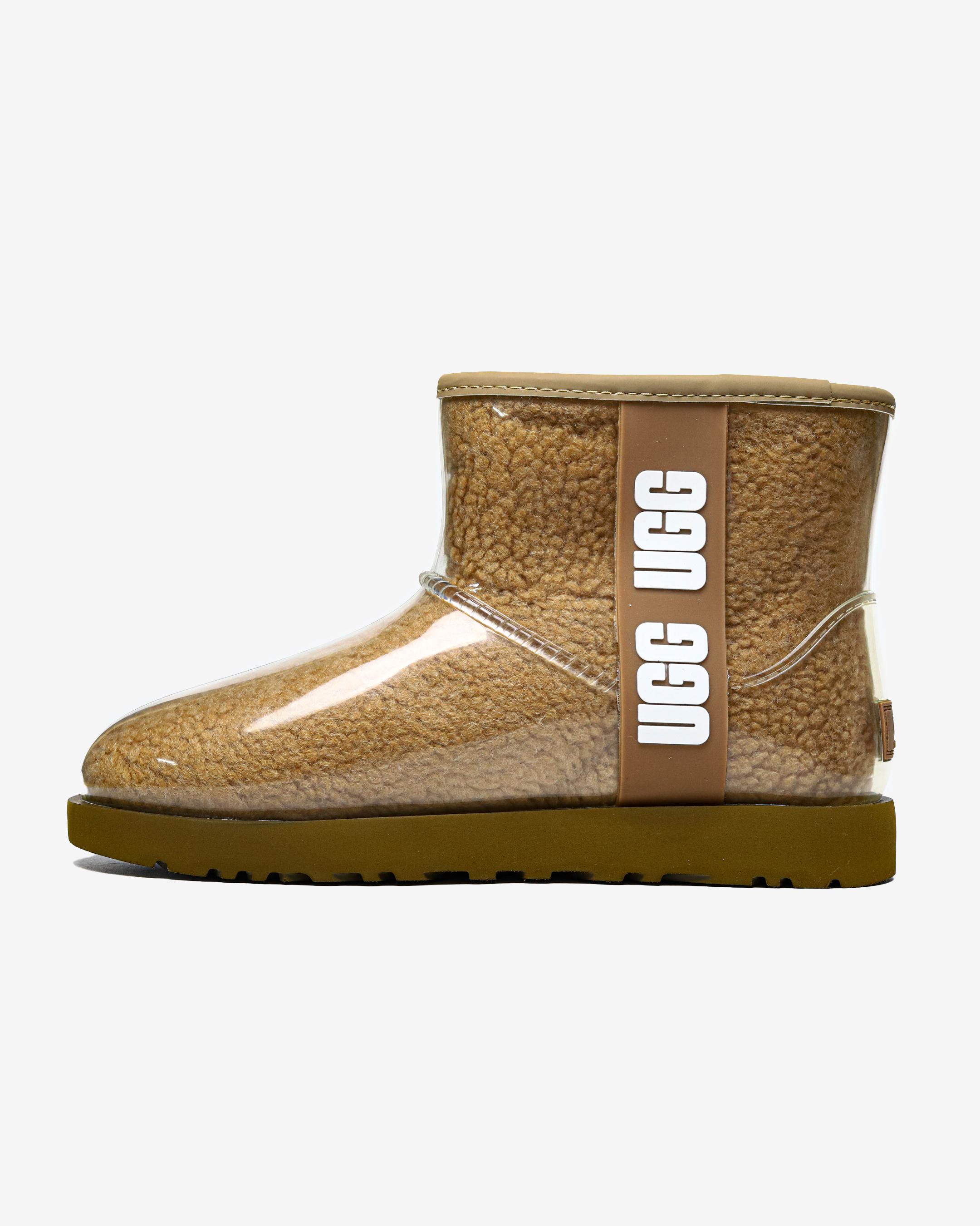 UGG Classic Clear Mini Chestnut Fleece - изображение 3