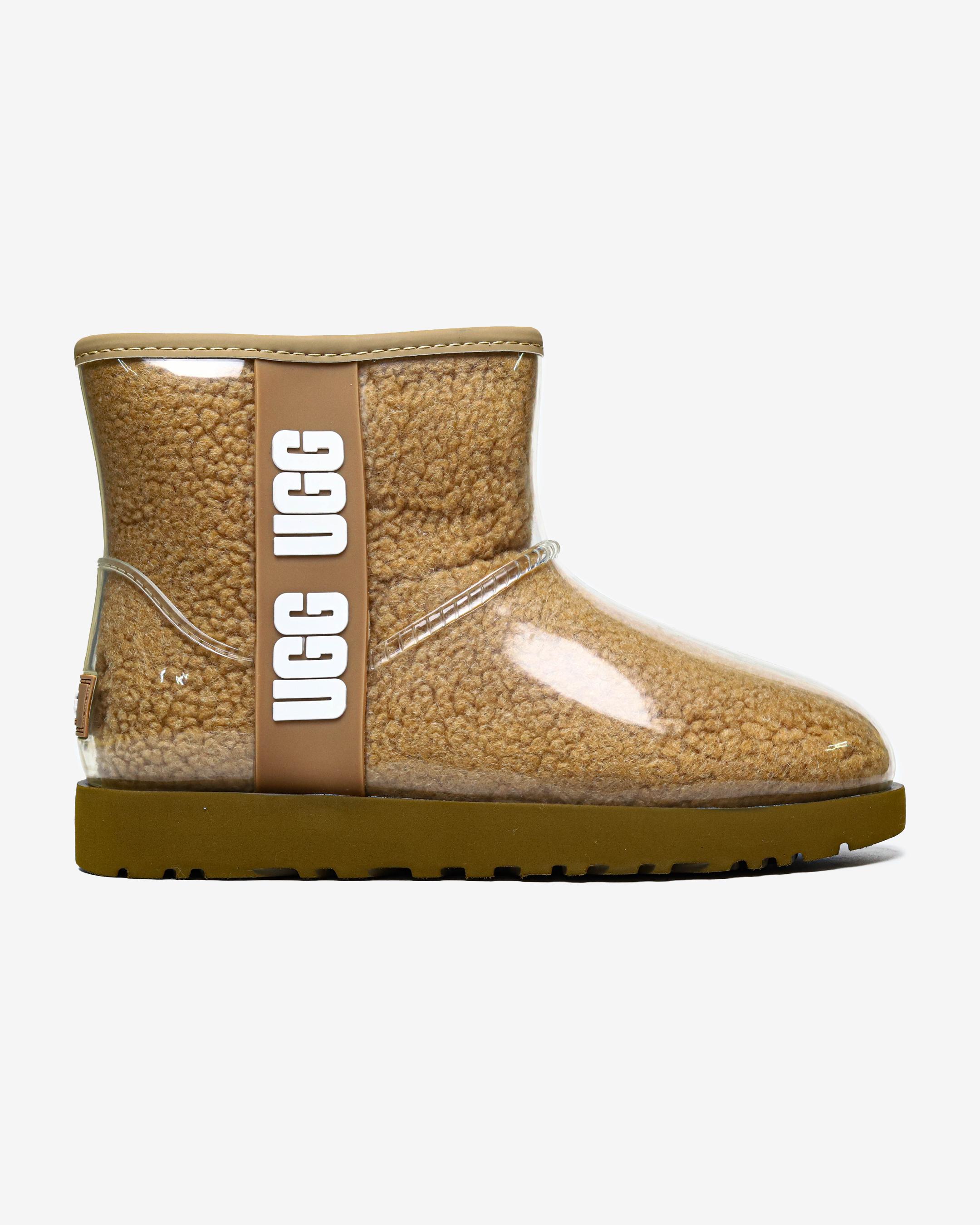 UGG Classic Clear Mini Chestnut Fleece - изображение 4
