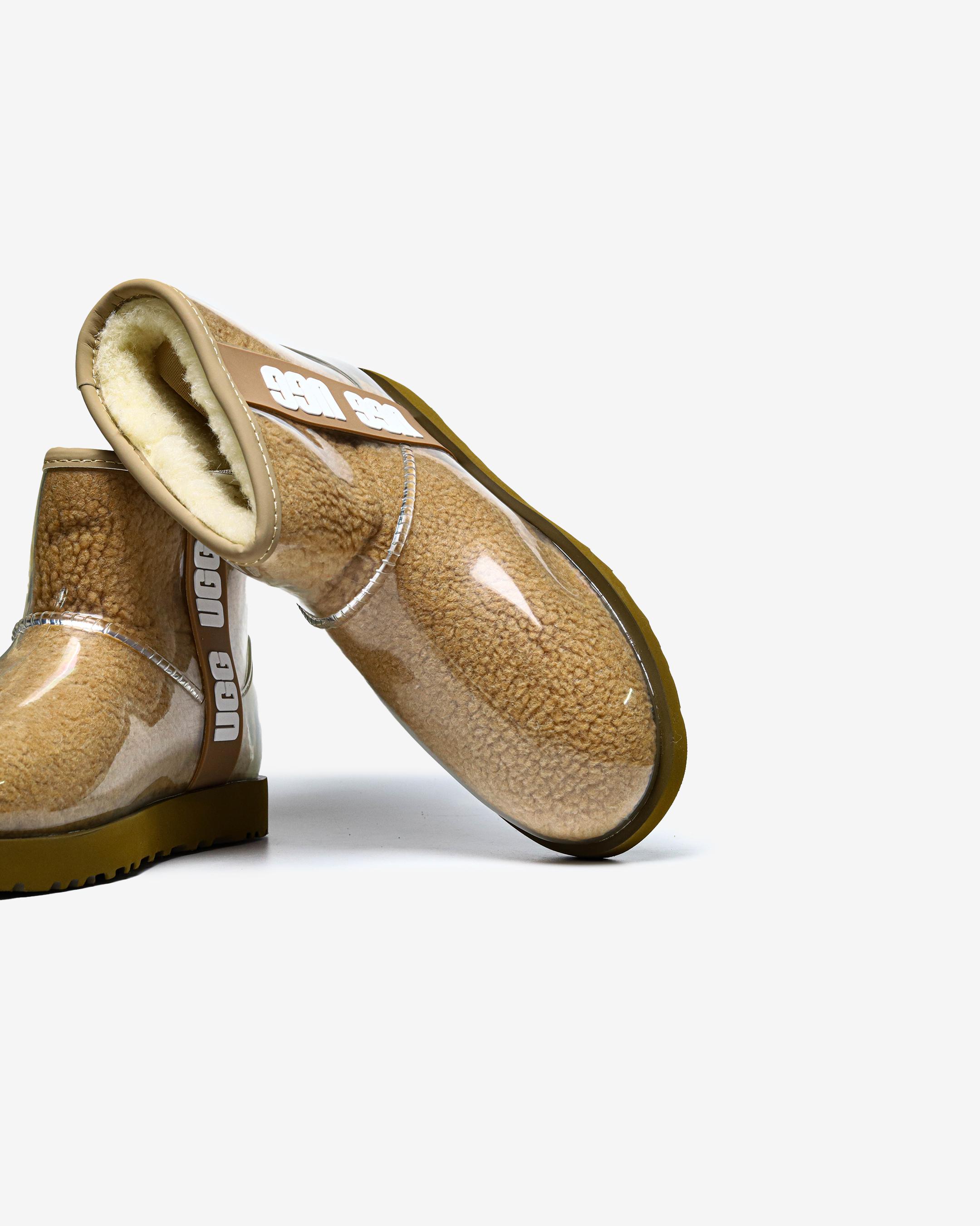 UGG Classic Clear Mini Chestnut Fleece - изображение 5