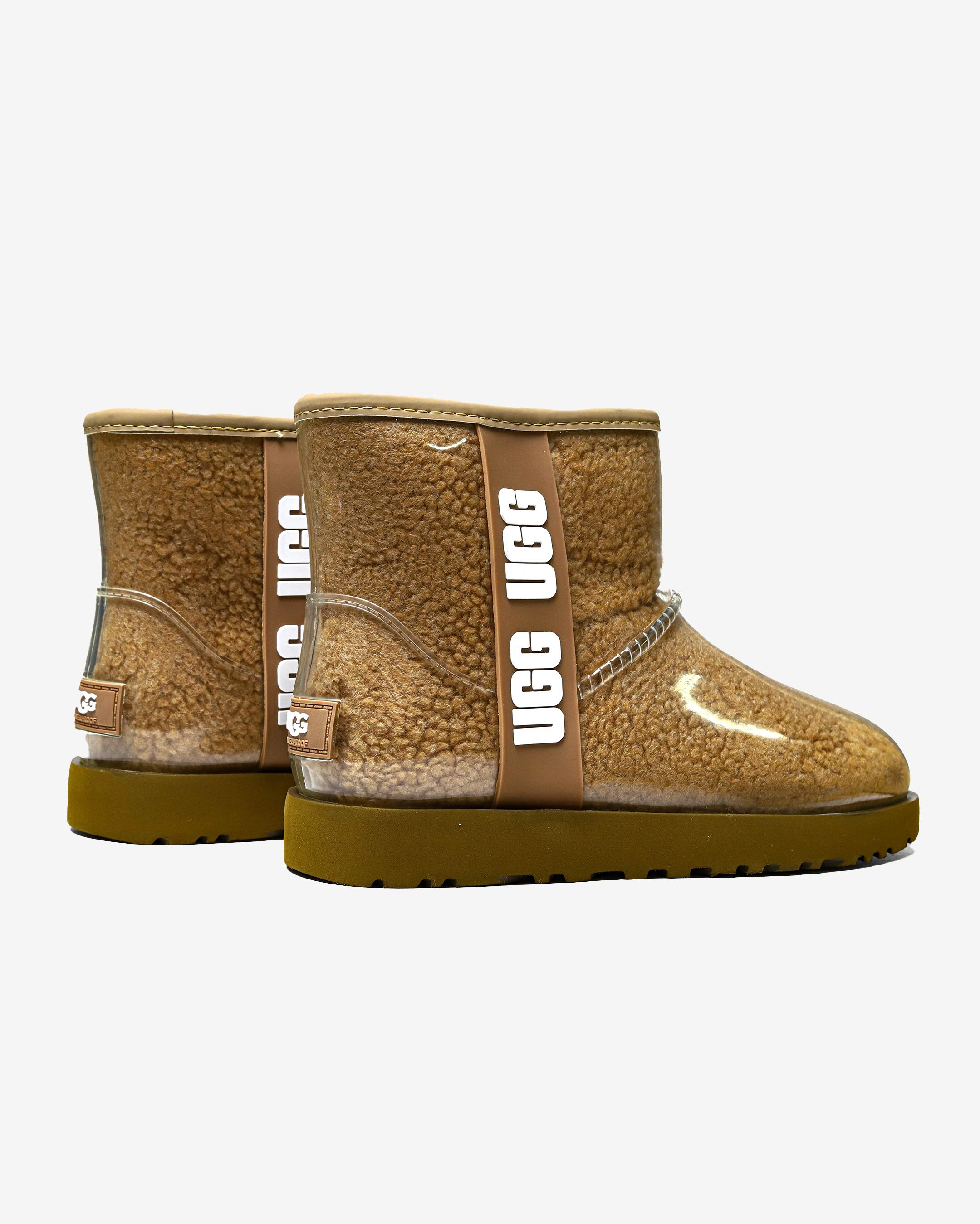 UGG Classic Clear Mini Chestnut Fleece - изображение 7