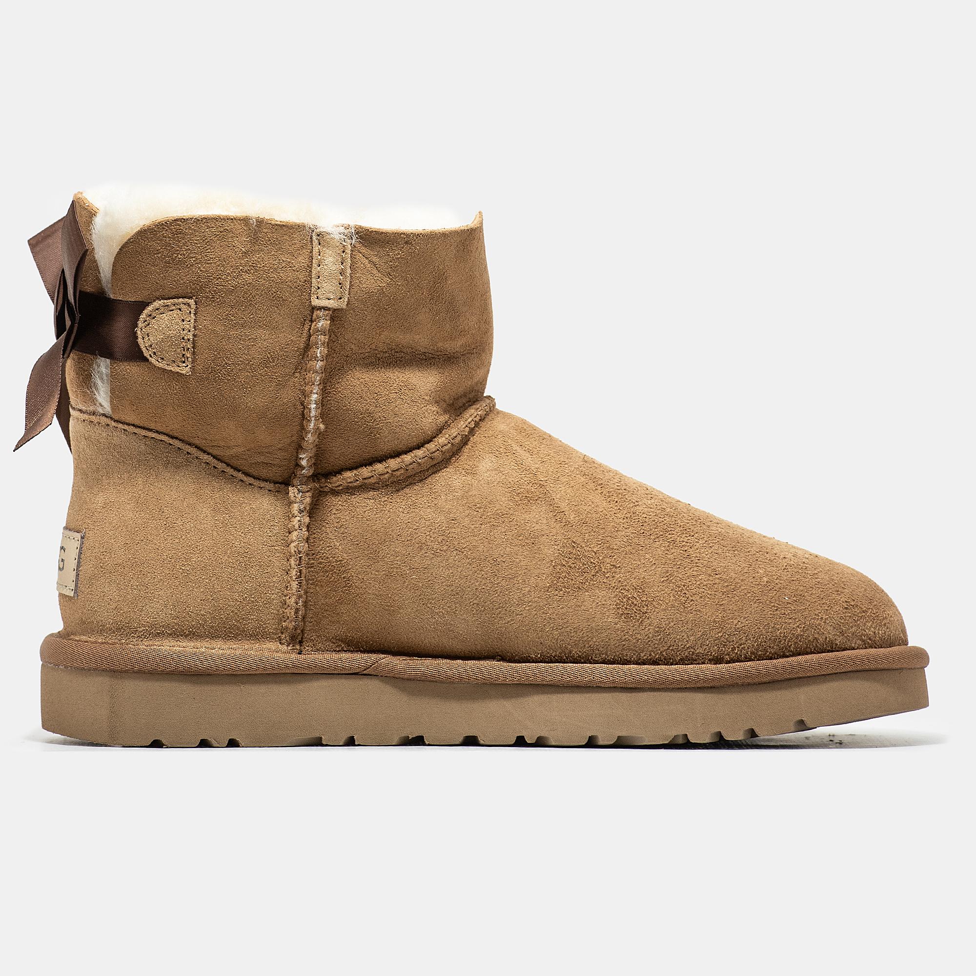 UGG Classic Mini Bailey Bow Chestnut - изображение 2