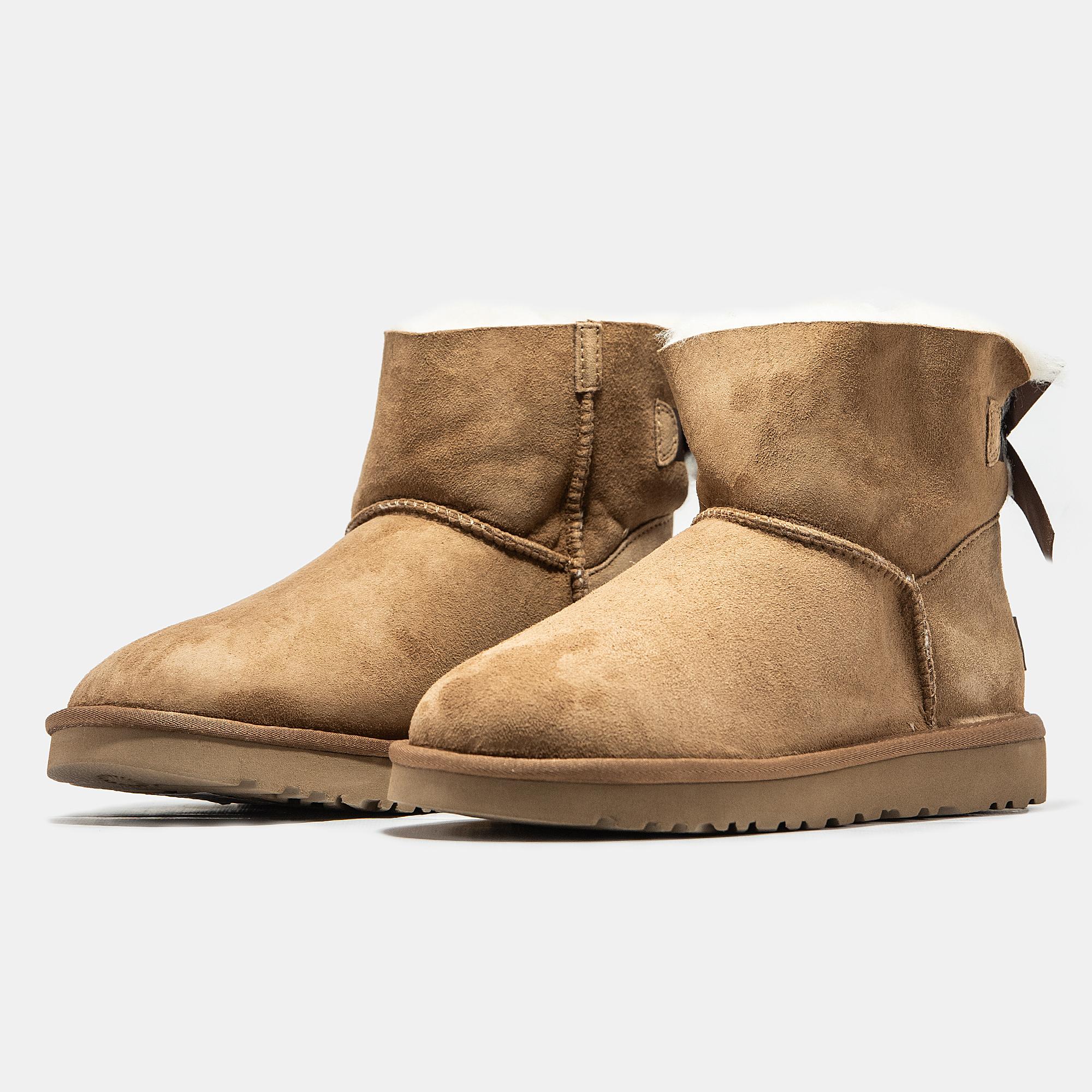 UGG Classic Mini Bailey Bow Chestnut - изображение 5