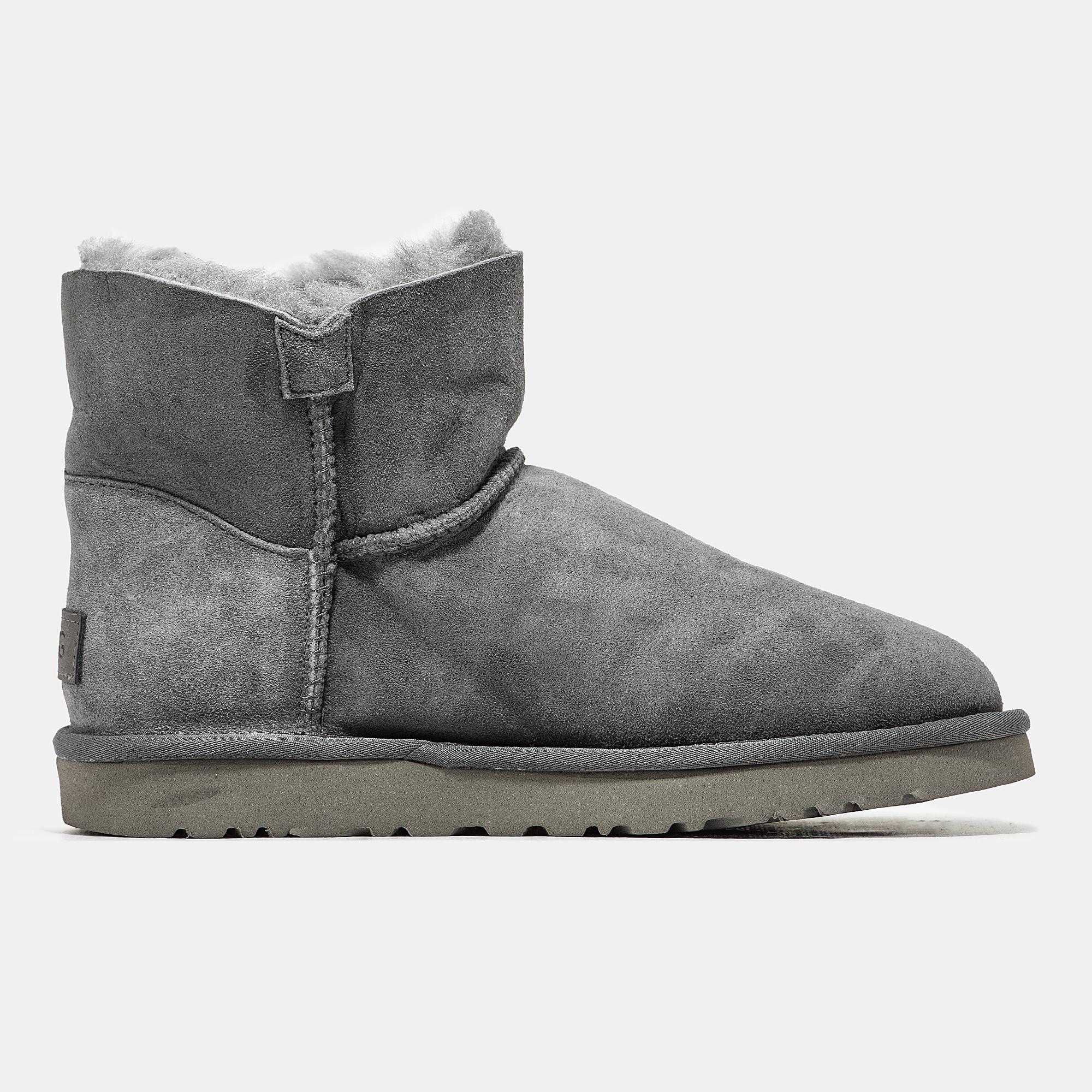 UGG Classic Mini Bailey Button Grey - изображение 2