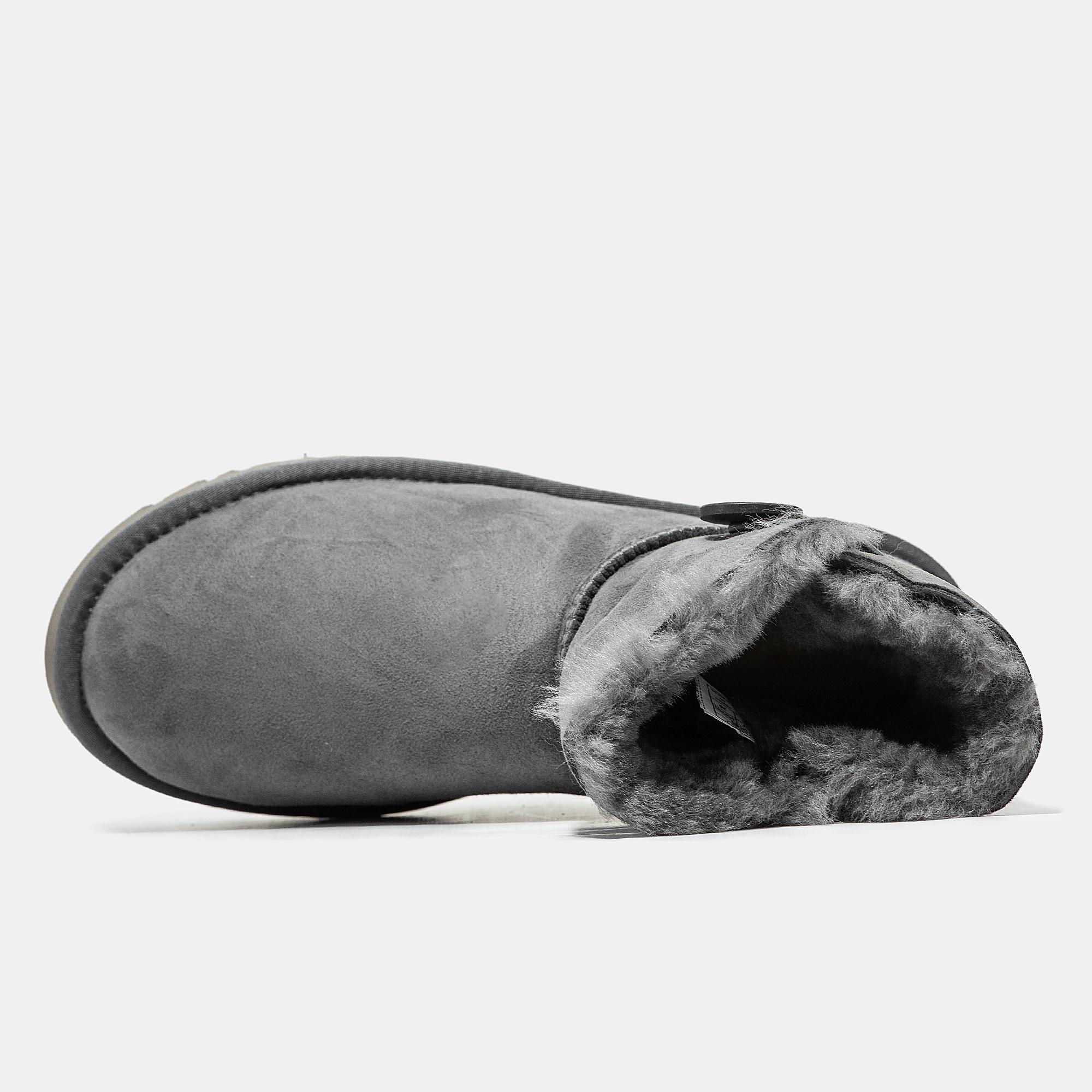 UGG Classic Mini Bailey Button Grey - изображение 3