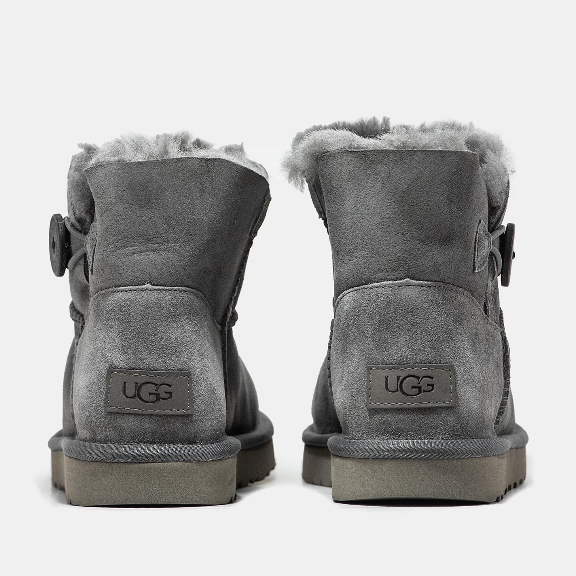 UGG Classic Mini Bailey Button Grey - изображение 4