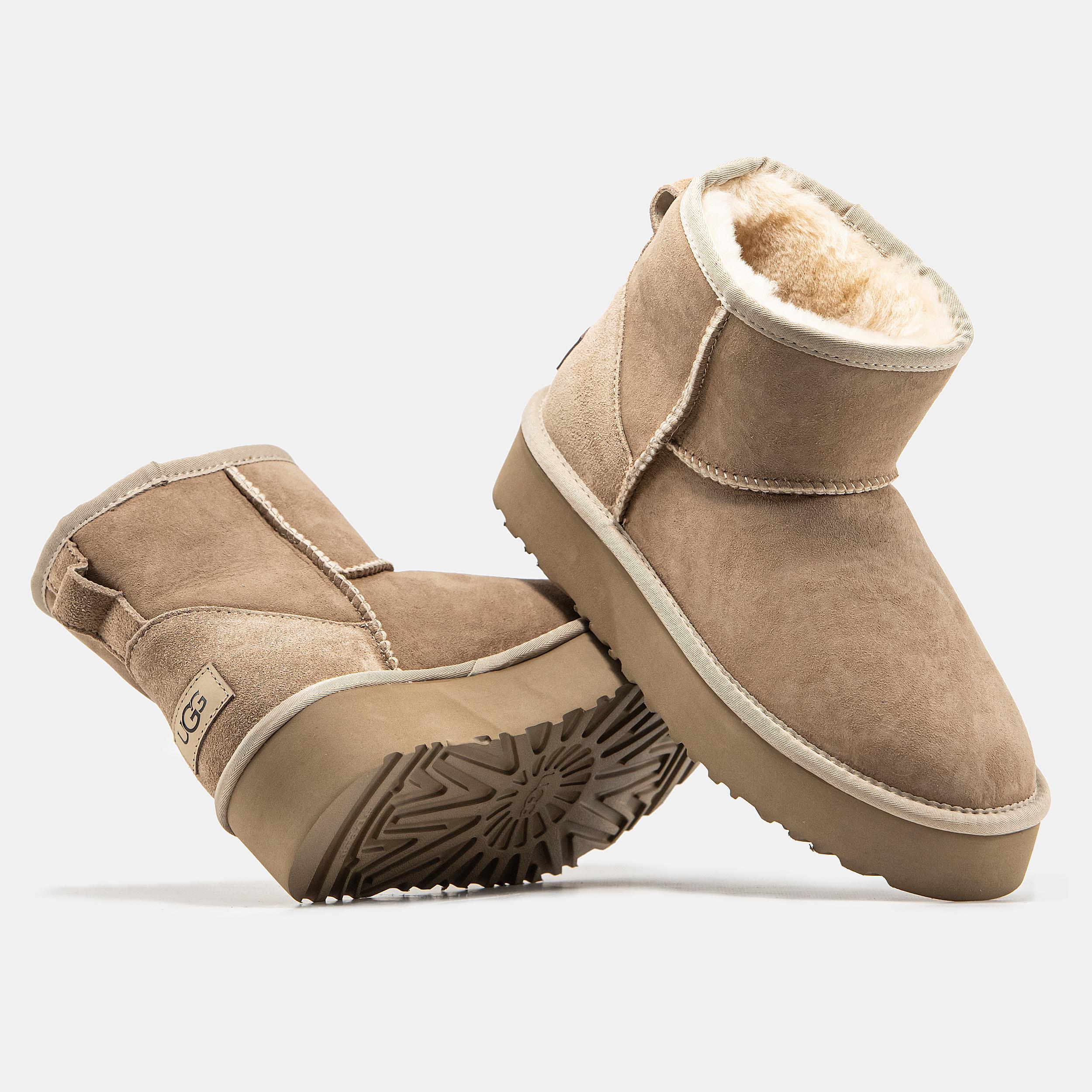 UGG Classic Mini Platform Beige - изображение 6