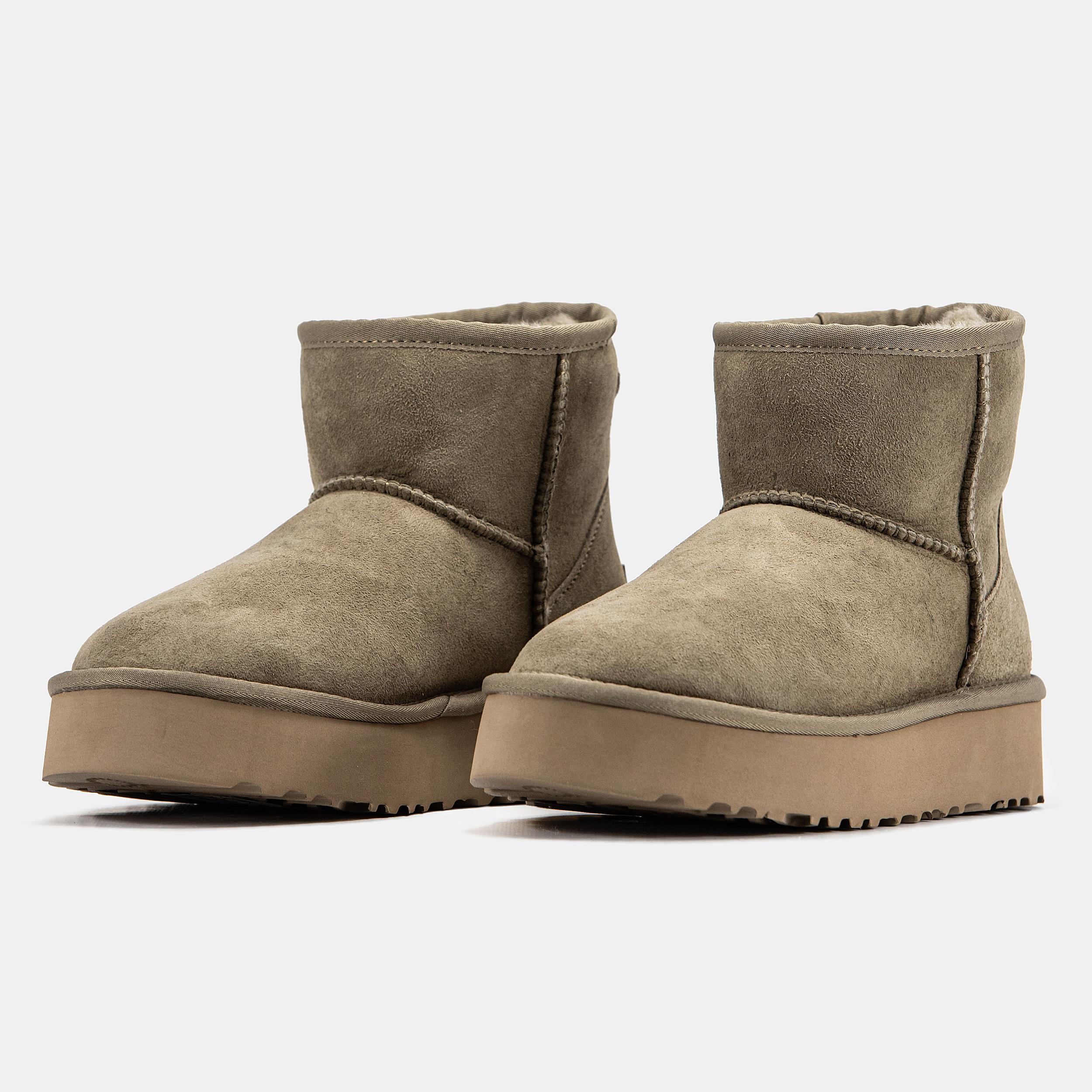 UGG Classic Mini Platform Khaki - изображение 5