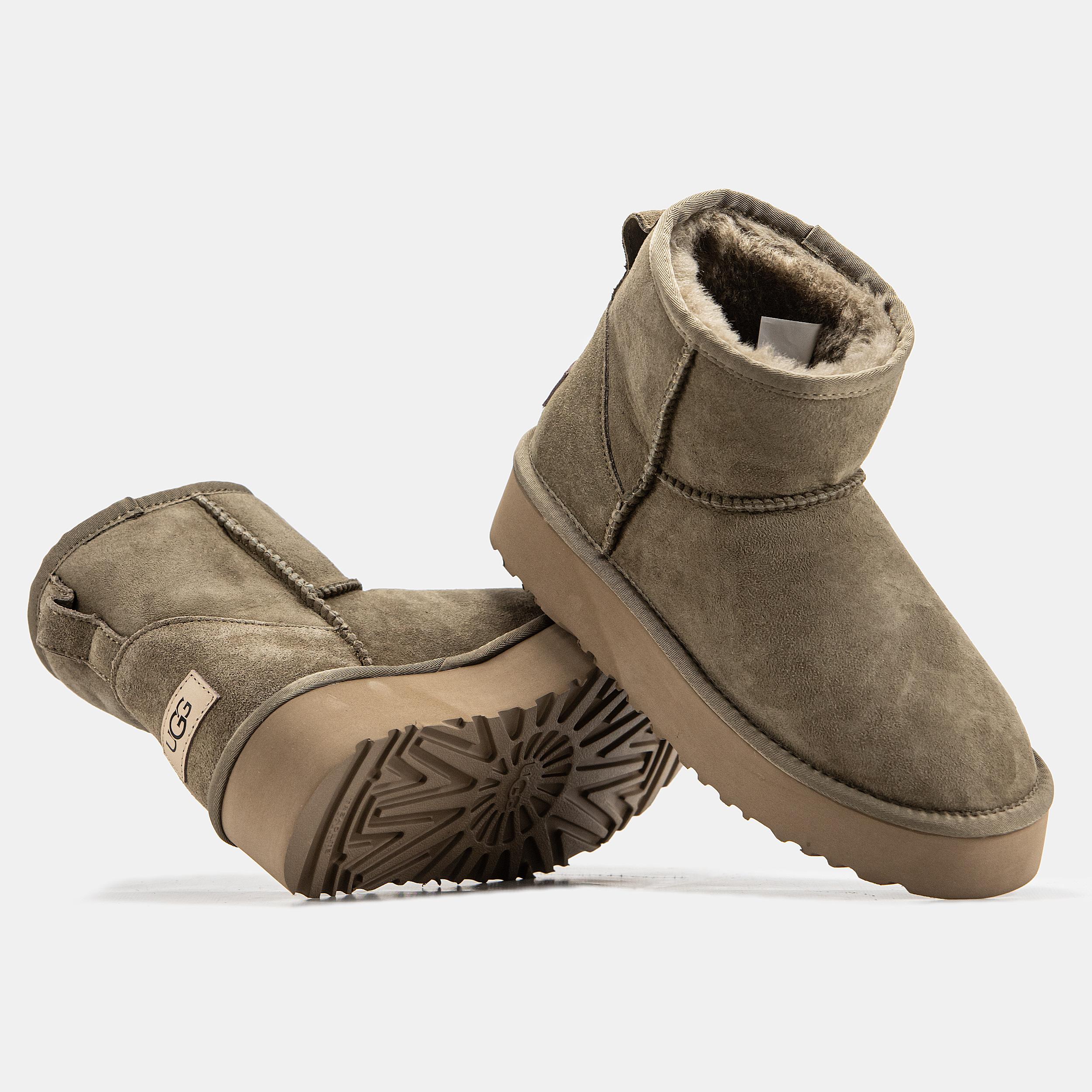 UGG Classic Mini Platform Khaki - изображение 6
