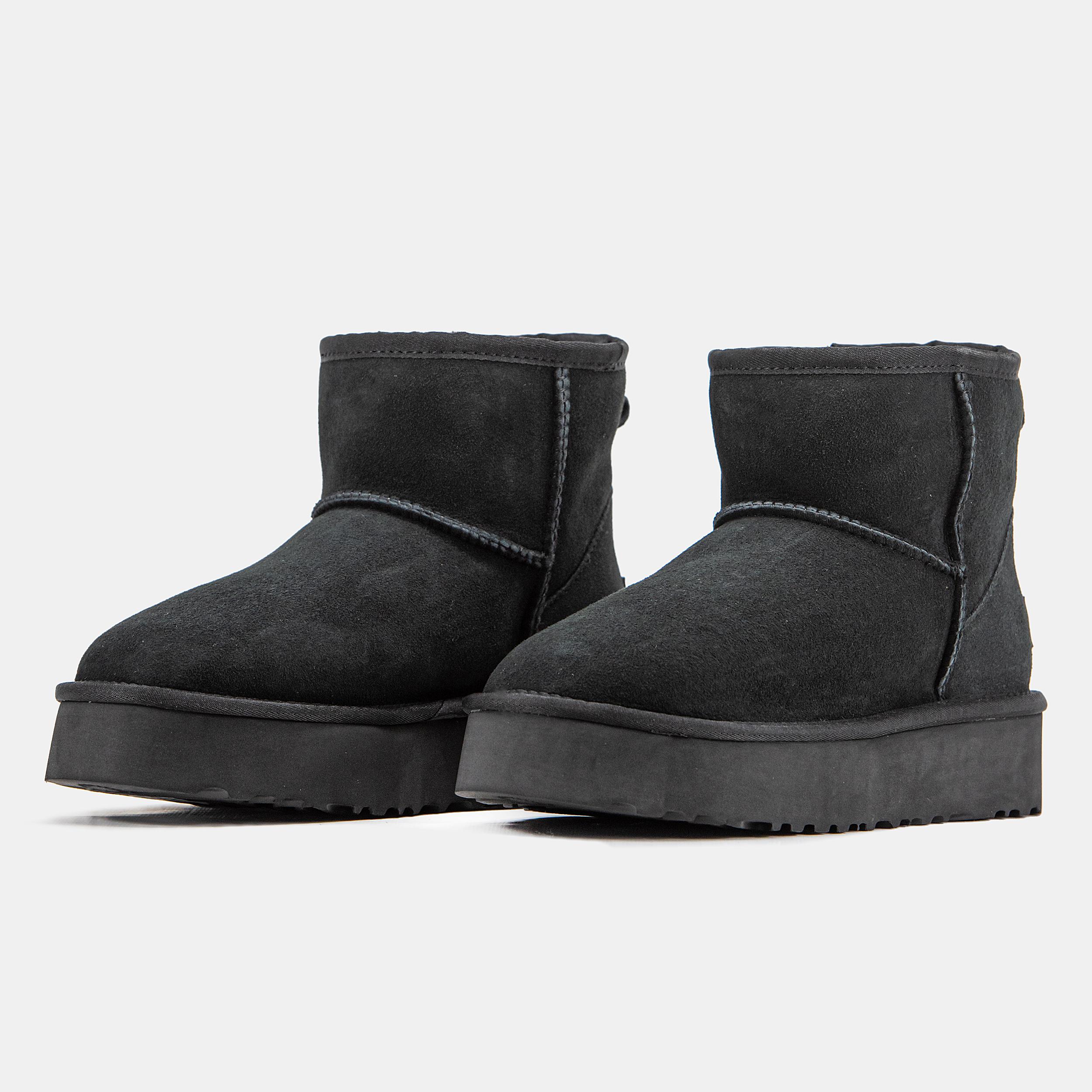 UGG Classic Mini Platform Jet Black - изображение 5