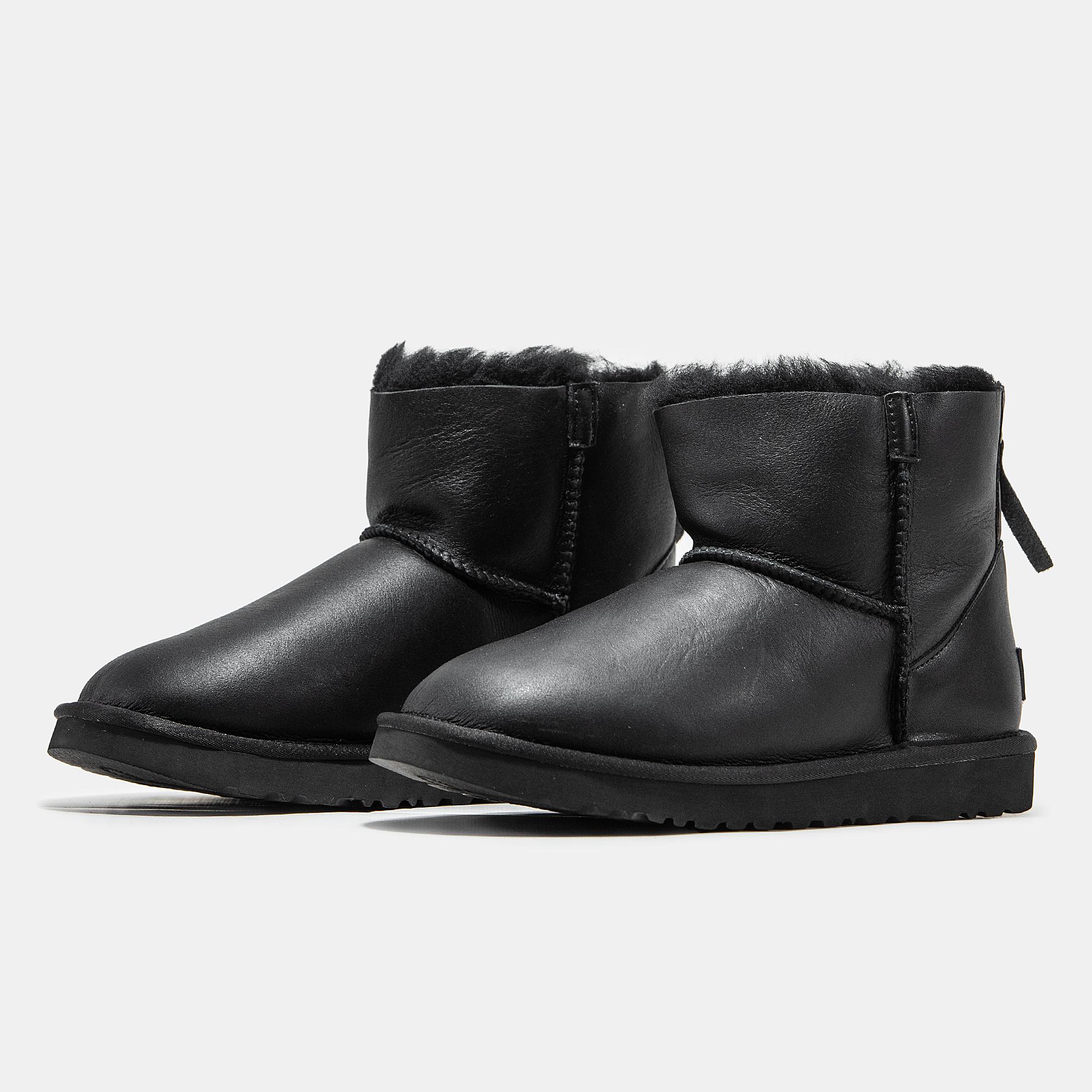 UGG Classic Mini Zip Black - изображение 5
