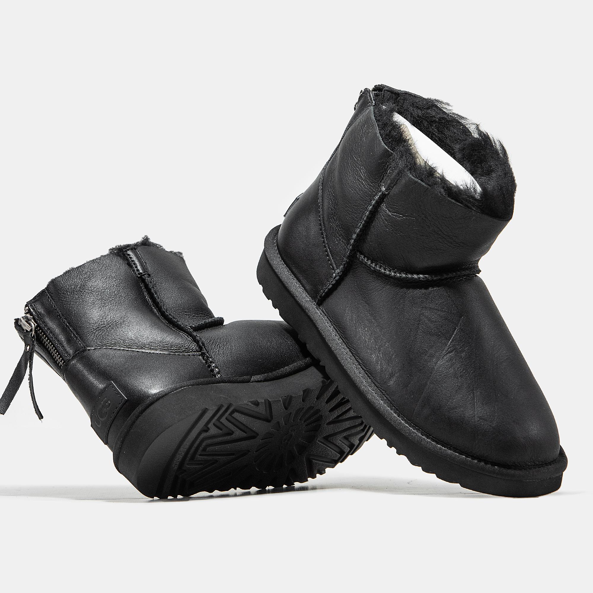 UGG Classic Mini Zip Black - изображение 6