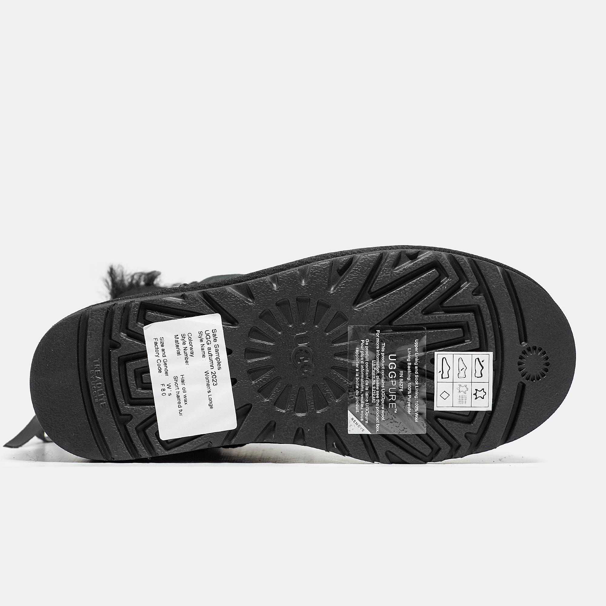 UGG Classic Mini Zip Black Suede - изображение 1
