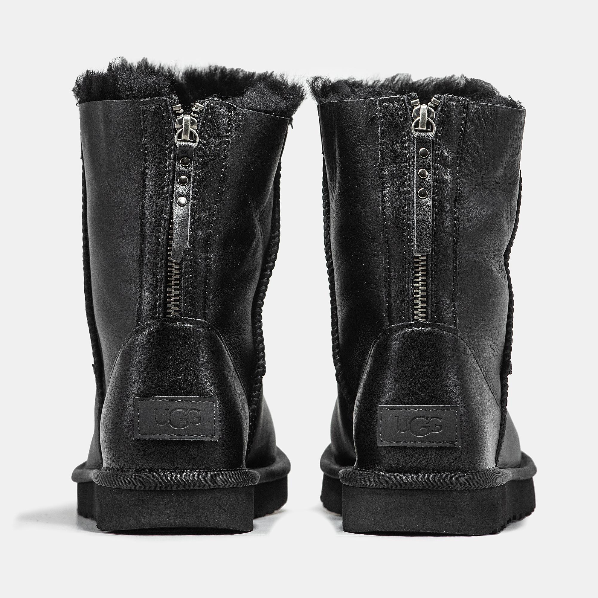 UGG Classic Short Zip Black - изображение 3