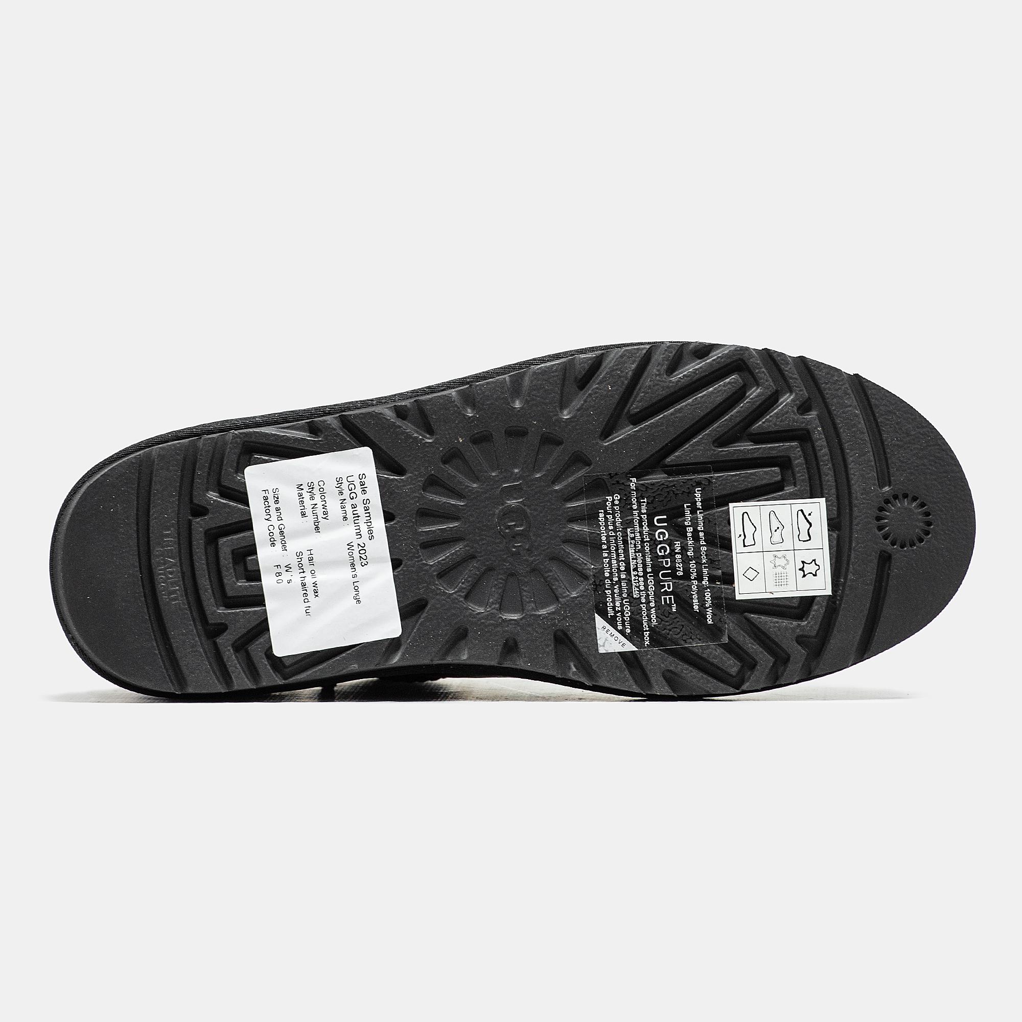 UGG Classic Ultra Mini Leather Black - изображение 1
