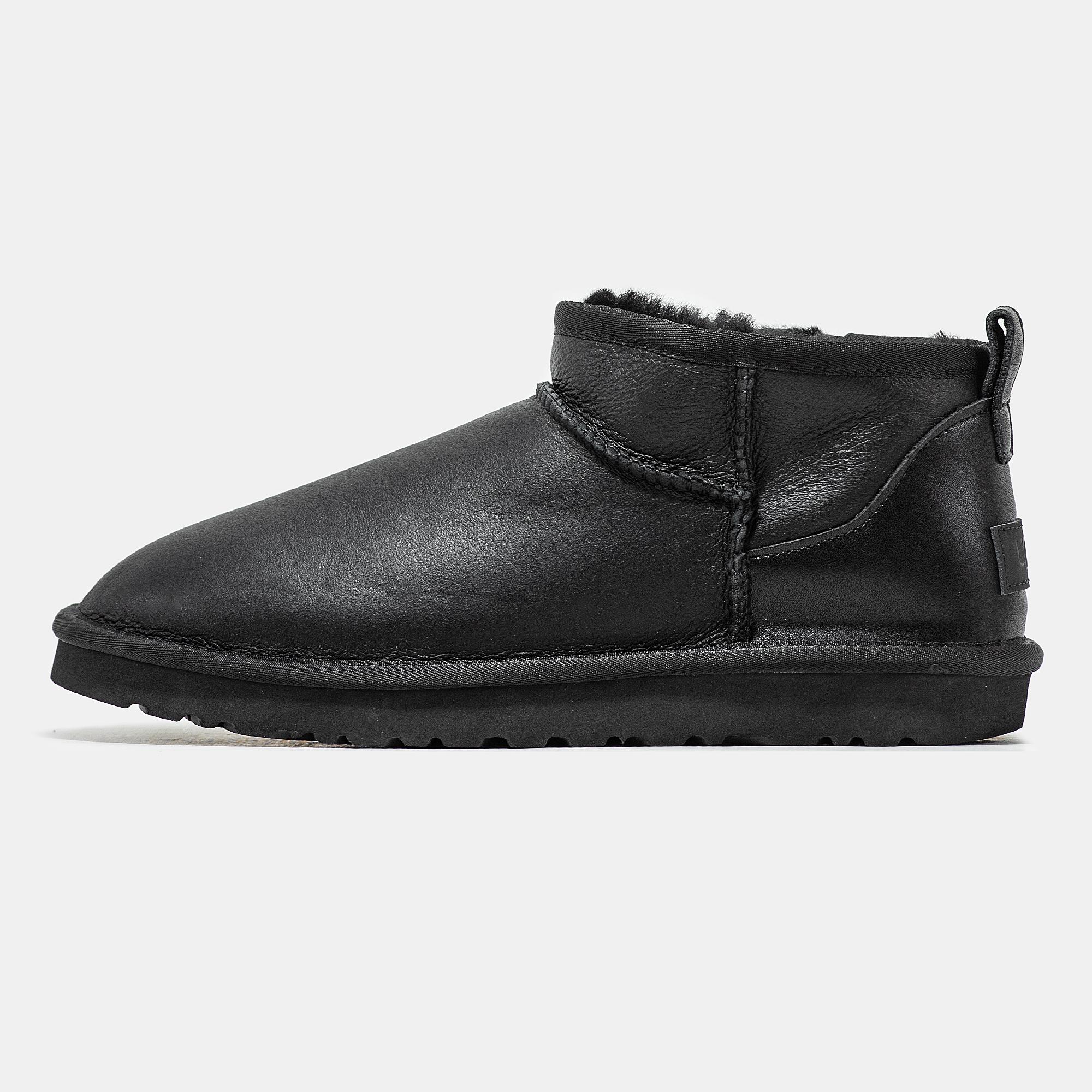 UGG Classic Ultra Mini Leather Black