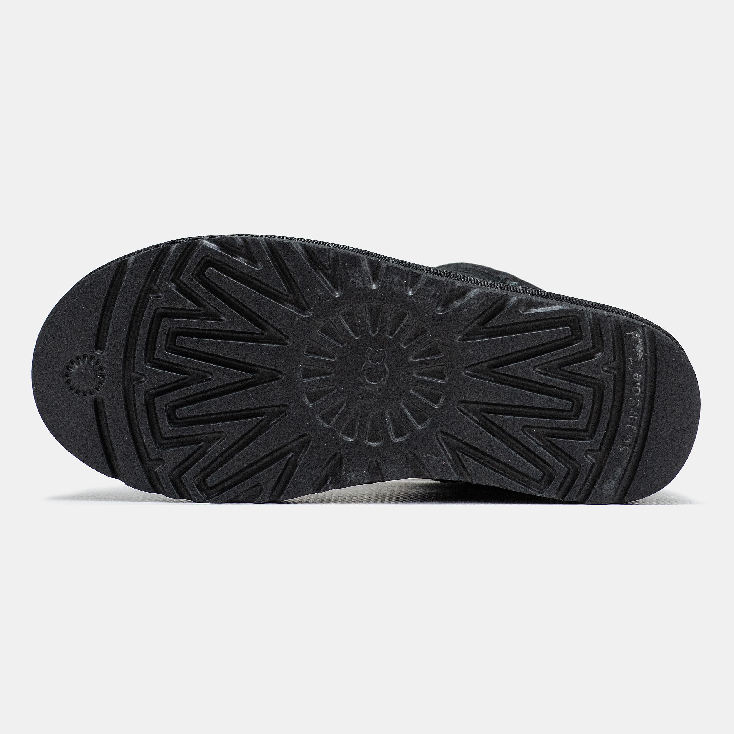 UGG Classic Ultra Mini Black Green Heel - изображение 1