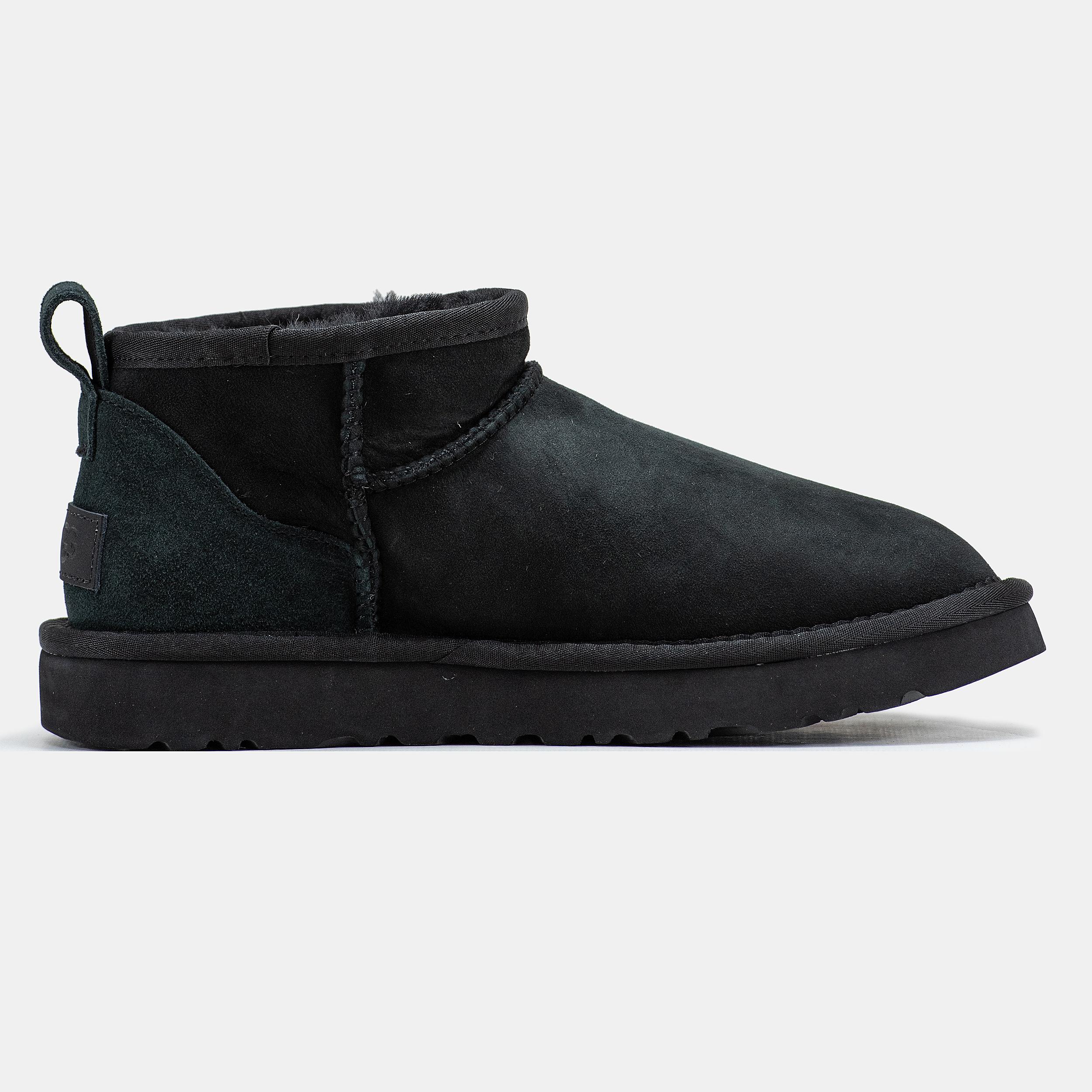 UGG Classic Ultra Mini Black Green Heel - изображение 2
