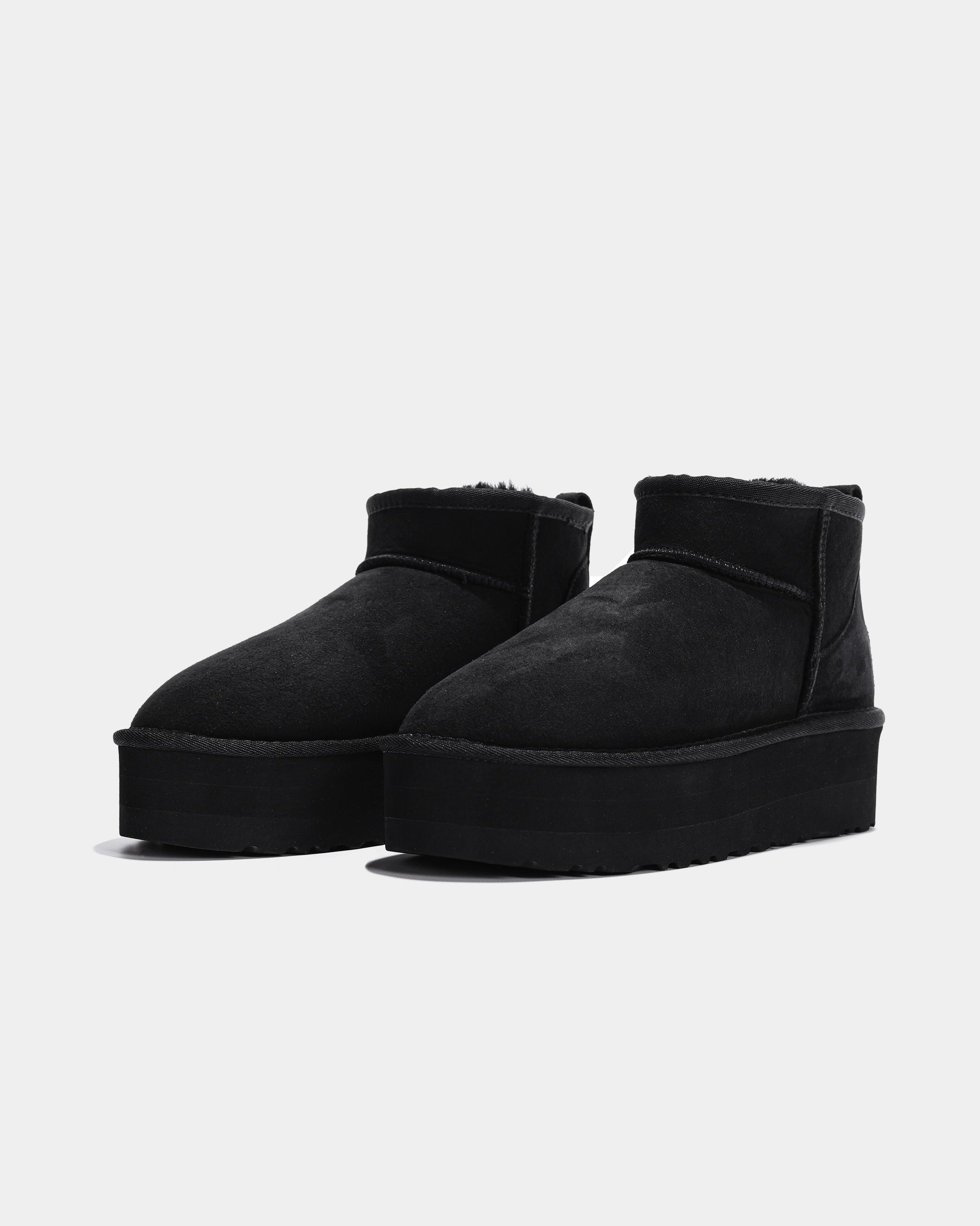 UGG Classic Ultra Mini Extra Platform Black - изображение 2